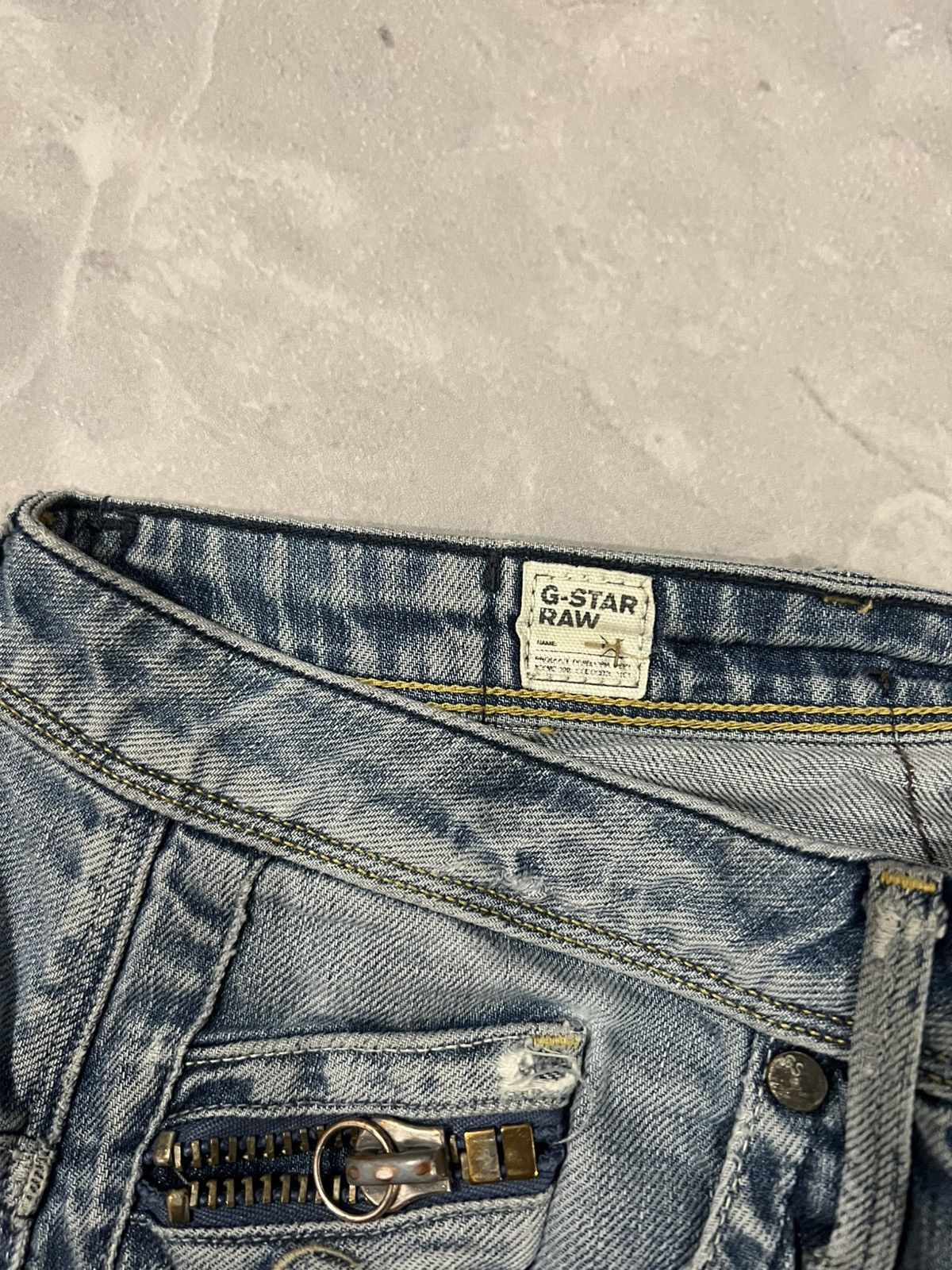 Vintage Faded Streetwear Vintage G-Star / Heavy Style Grunge 90s Size US 32 / EU 48 - 7 Thumbnail