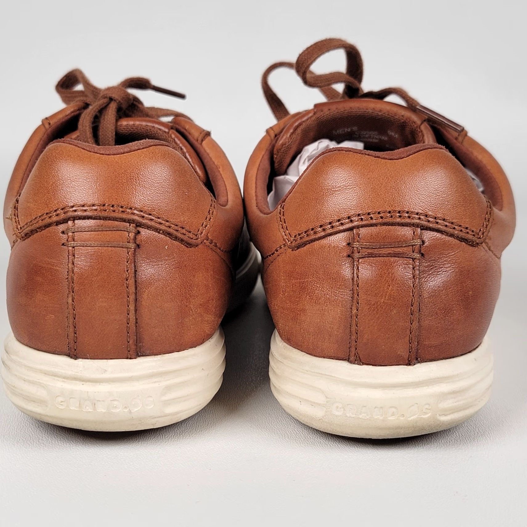 Cole Haan Cole Haan Reagan Grand Sneaker British Tan Leather C32500 Size 9M Mens Size US 9 / EU 42 - 6 Thumbnail