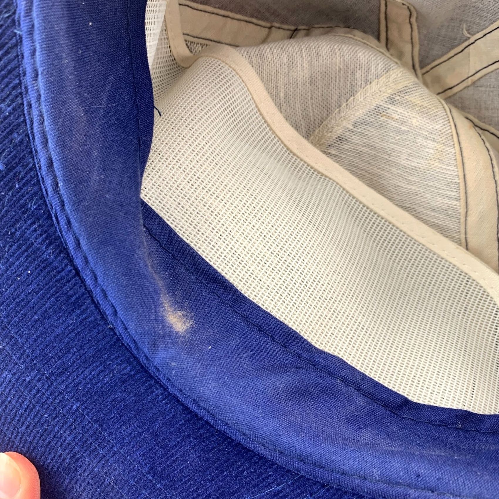 Vintage Vintage Plains Inc Well Service Ness City KS Corduroy Blue Strapback Dad Hat Size ONE SIZE - 5 Thumbnail