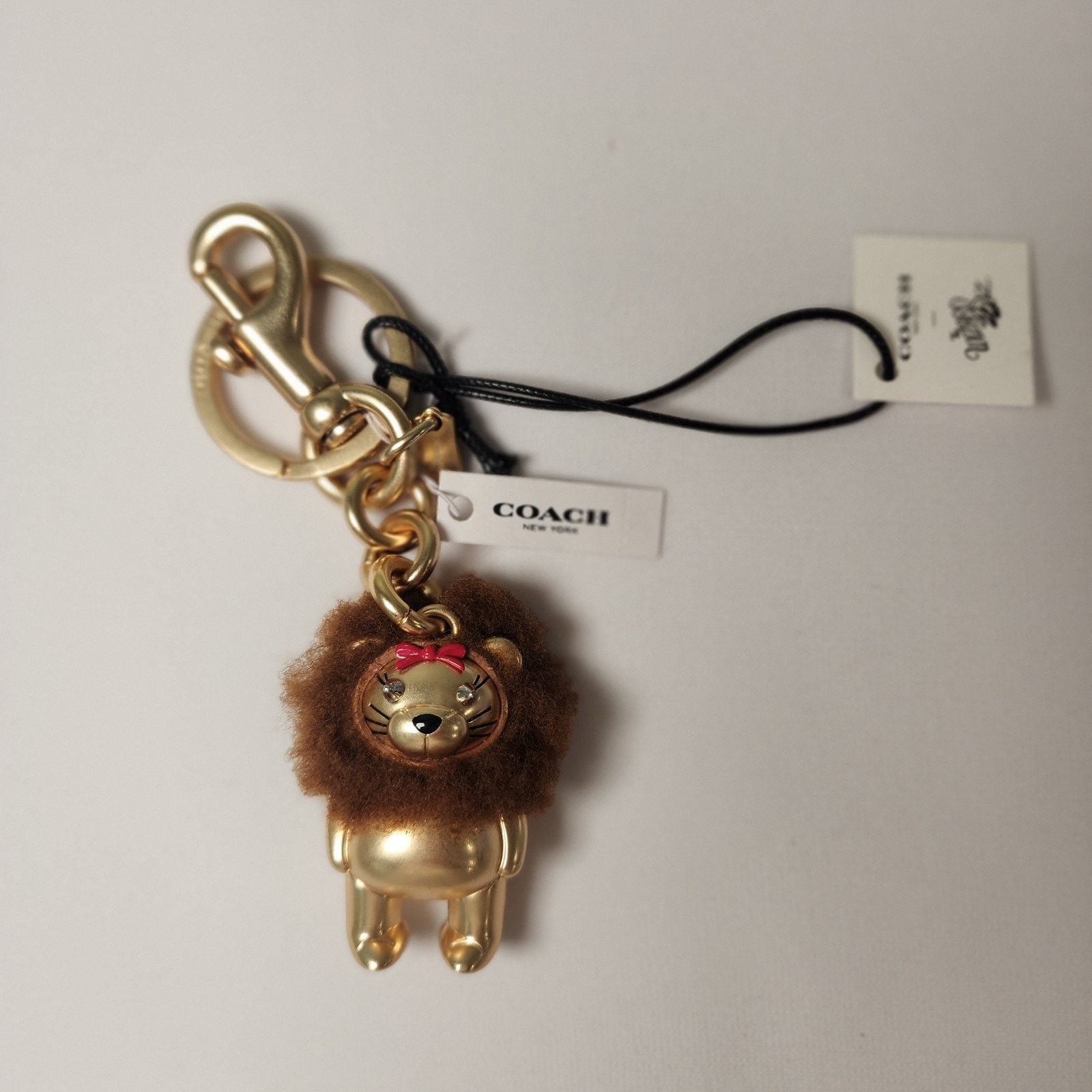 Coach NWT COACH F35249 WIZARD OF OZ LION KEYCHAIN BAG CHARM Size ONE SIZE - 1 Thumbnail