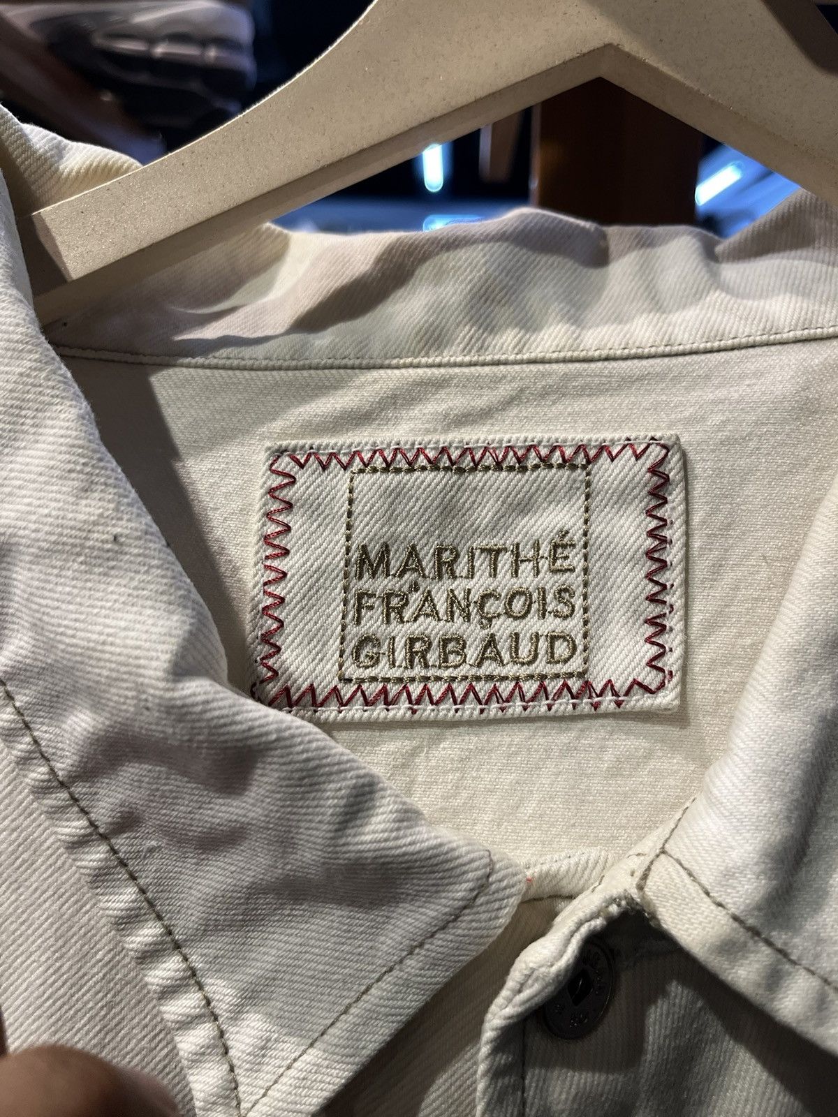 Marithe + Francois Girbaud × Vintage Le Jean De Marithe Francois Girbaud Gradient white denim Size US XXL / EU 58 / 5 - 7 Thumbnail