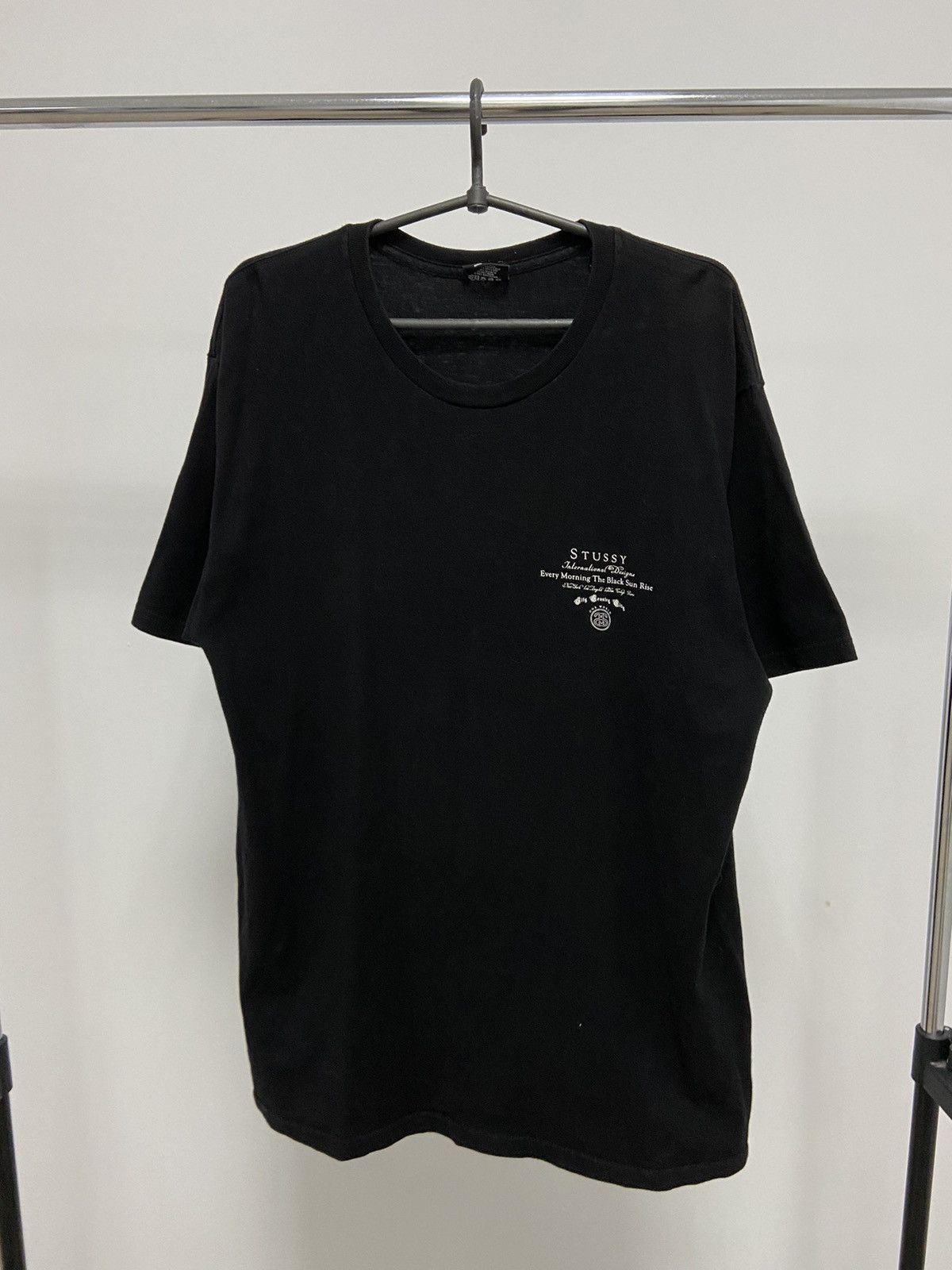 Stussy × Vintage Stussy T Shirt Vintage Black sun rise Y2K Skateboarding Size US L / EU 52-54 / 3 - 2 Thumbnail