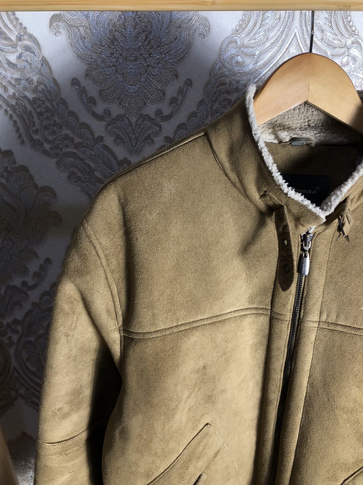 Ben Sherman × Vintage VERY RARE BEN SHERMAN ALASKA COAT LEATHER JACKET MILITARY Size US L / EU 52-54 / 3 - 5 Thumbnail