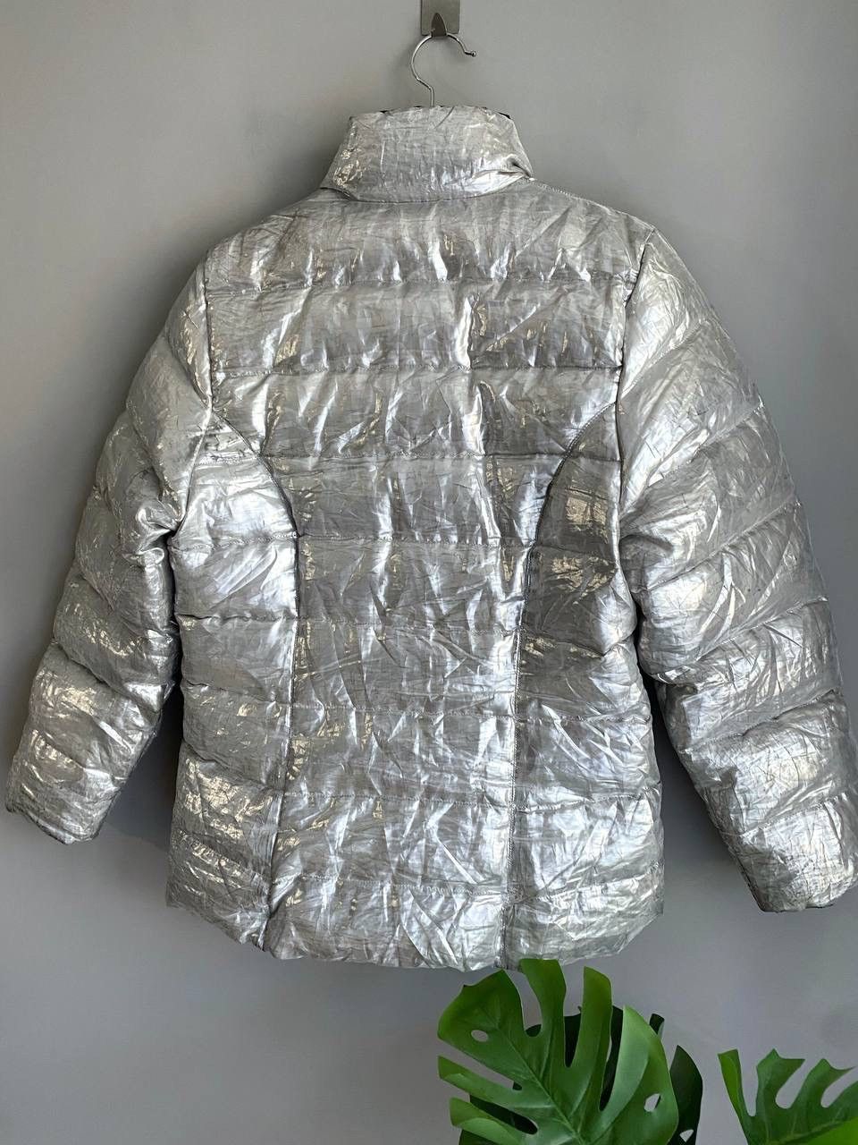 Moncler Vintage Moncler Grenoble Womens Metallic Puffer Jacket Sz 40 Size S / US 4 / IT 40 - 15 Thumbnail