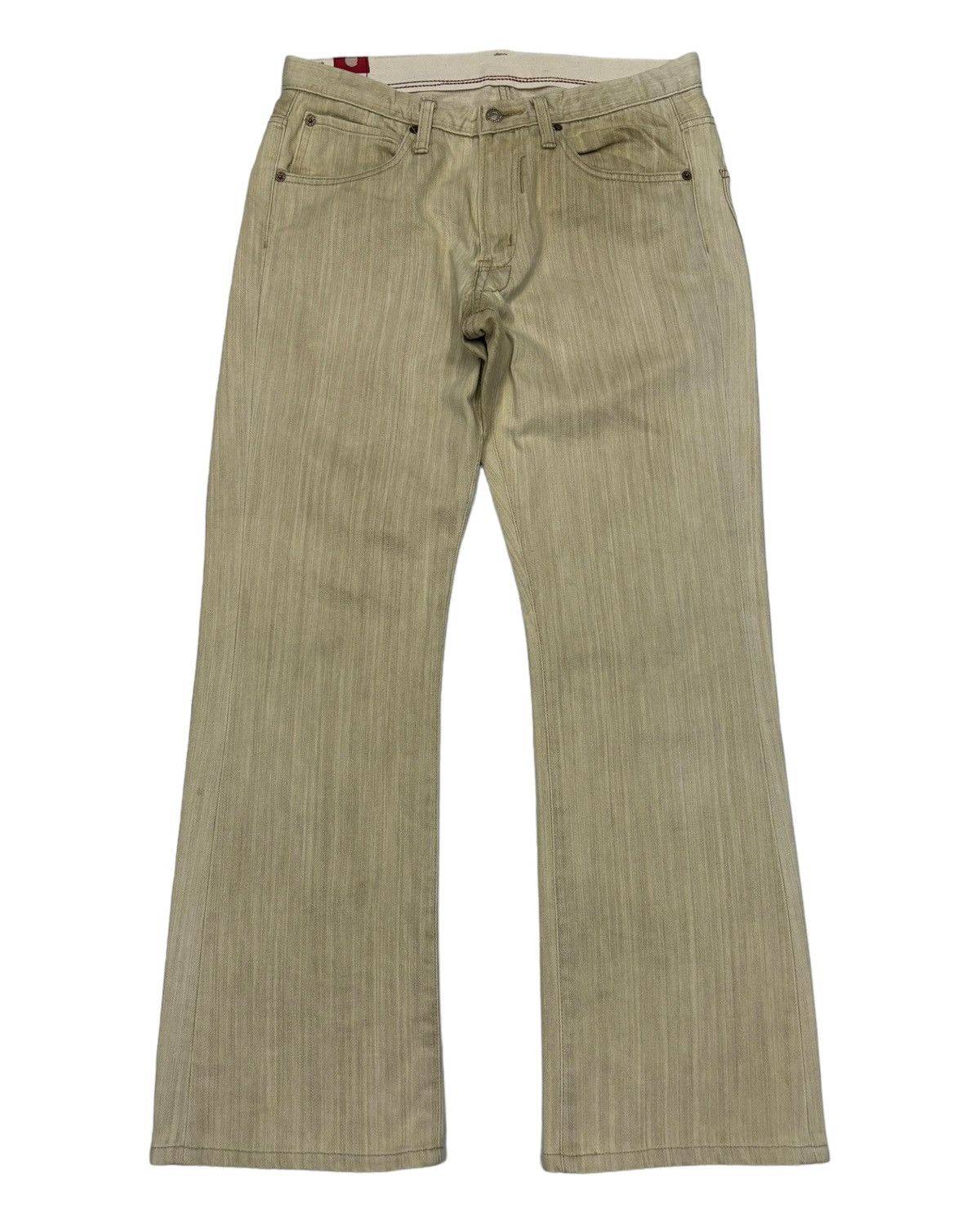Hysteric Glamour SICK🔥BLUE WAY JAPAN FLARE DENIM PANTS Size US 31 - 5 Thumbnail