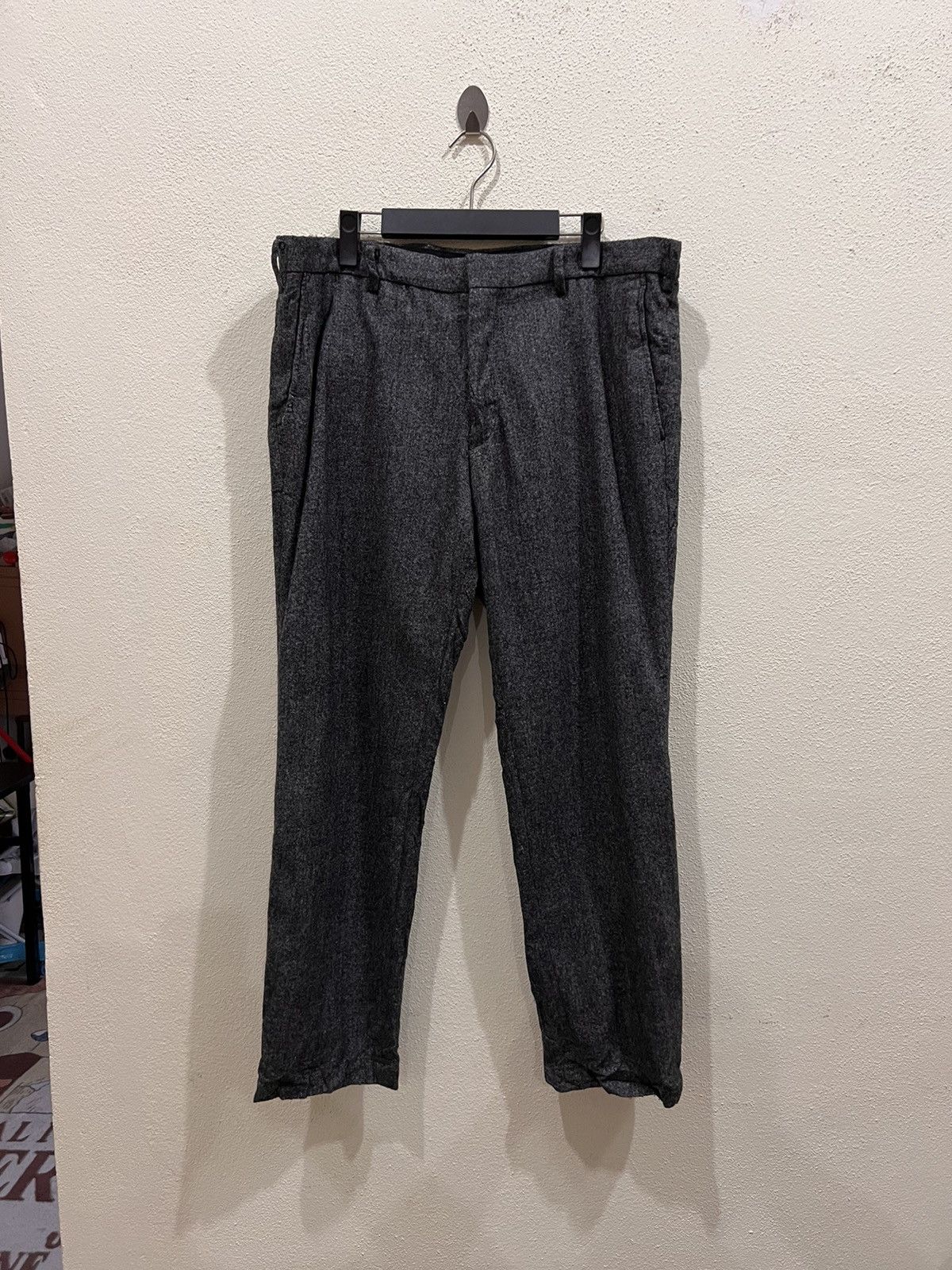 Japanese Brand × Uniqlo Japanese Brand Uniqlo Wool Pant Size US 36 / EU 52 - 2 Thumbnail