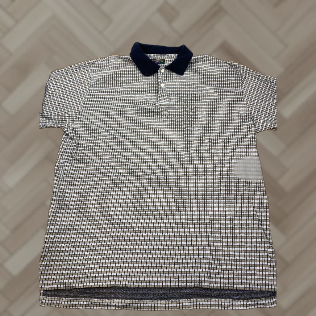 Vintage VINTAGE Cambridge Classics Polo White Beige XL Mens Short Sleeve Collared Golf Polo Size US XL / EU 56 / 4 - 1 Thumbnail