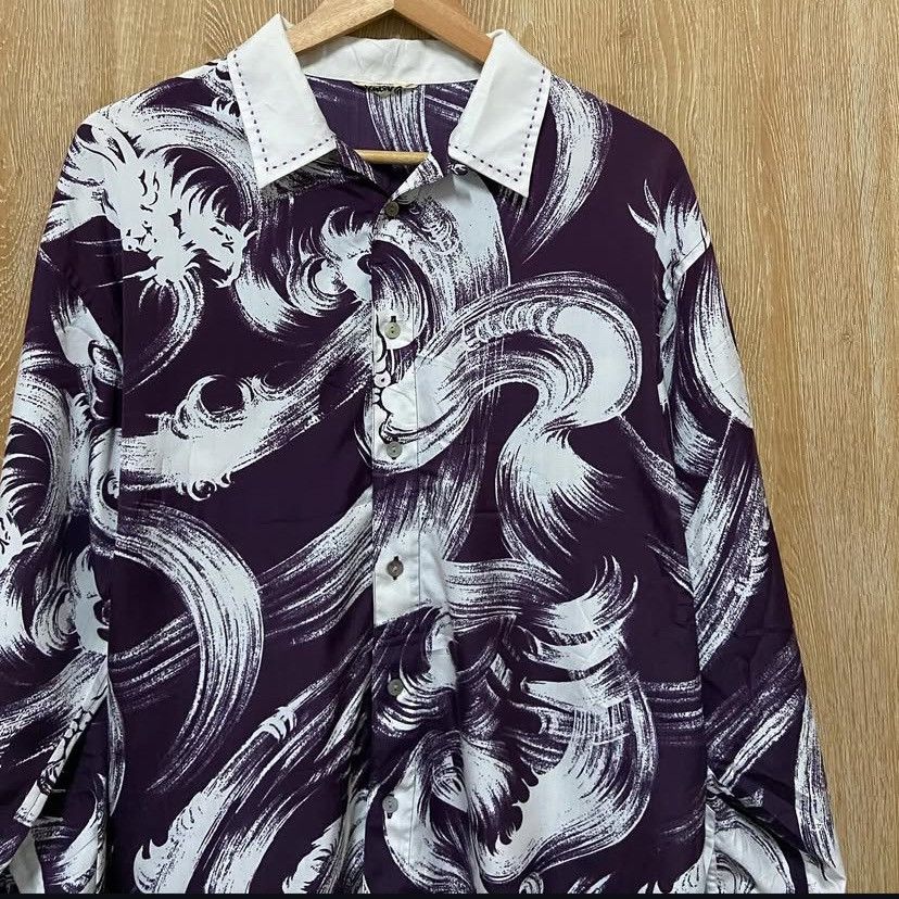 Japanese Brand × Kansai Yamamoto Vtg 80s Kansai Yamamoto Rare Design Size US L / EU 52-54 / 3 - 3 Thumbnail