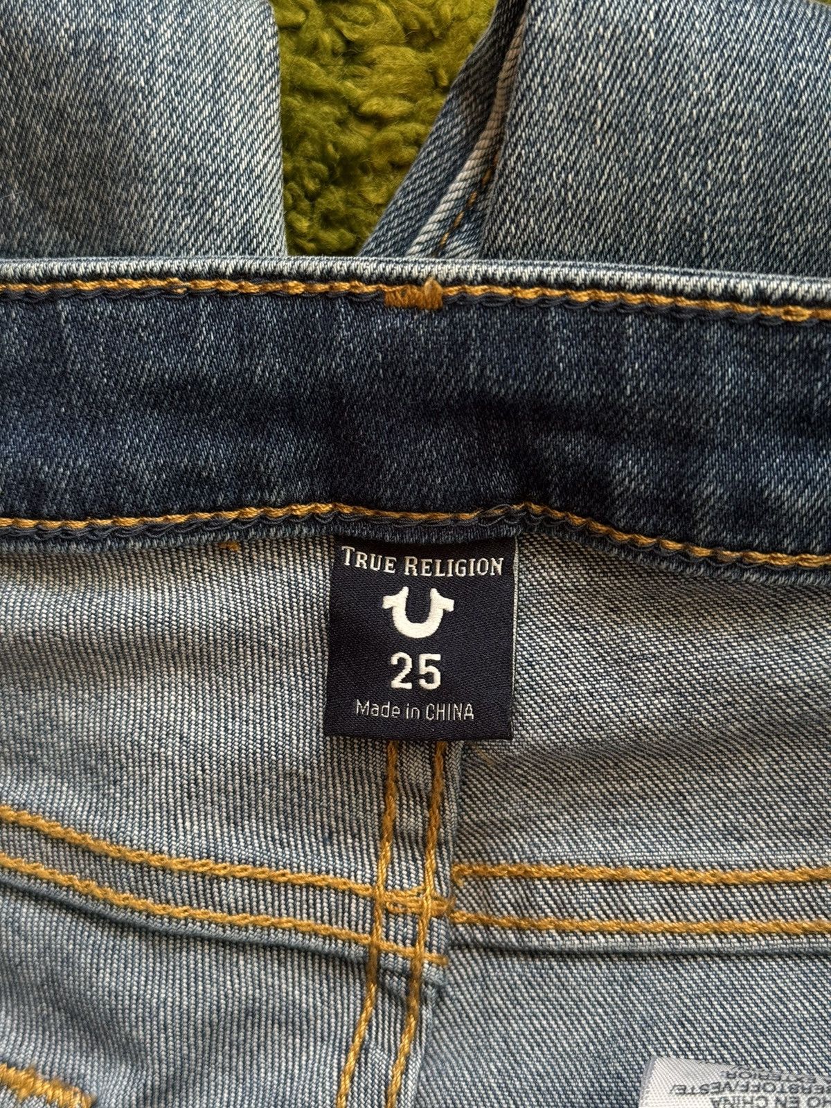 Designer × True Religion × Vintage True Religion skinny flared fit Y2K style jeans denim Size 25" / US 0 / IT 36 - 7 Thumbnail