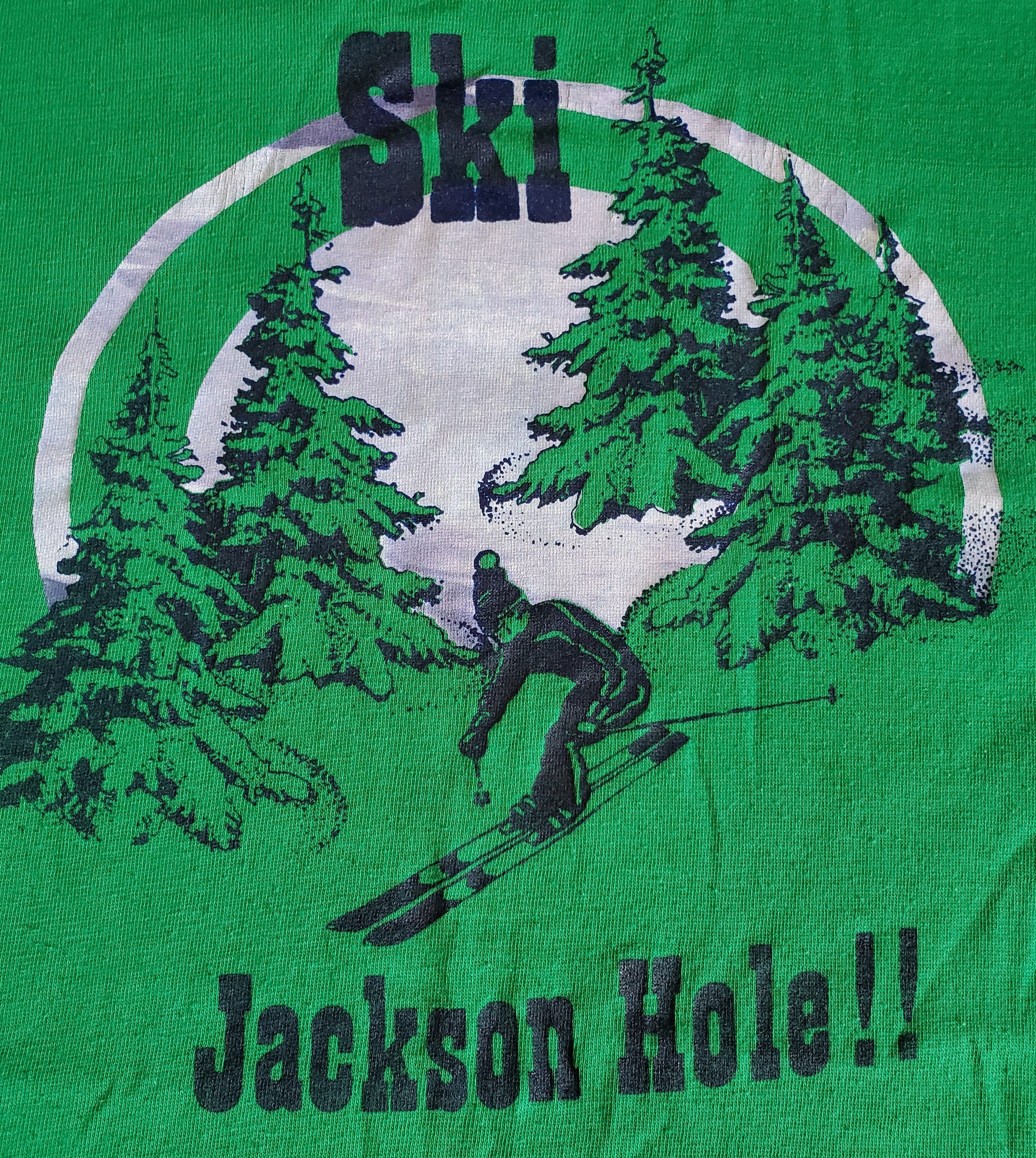Vintage Ski jackson hole vintage 80s tshirt Size US M / EU 48-50 / 2 - 5 Thumbnail