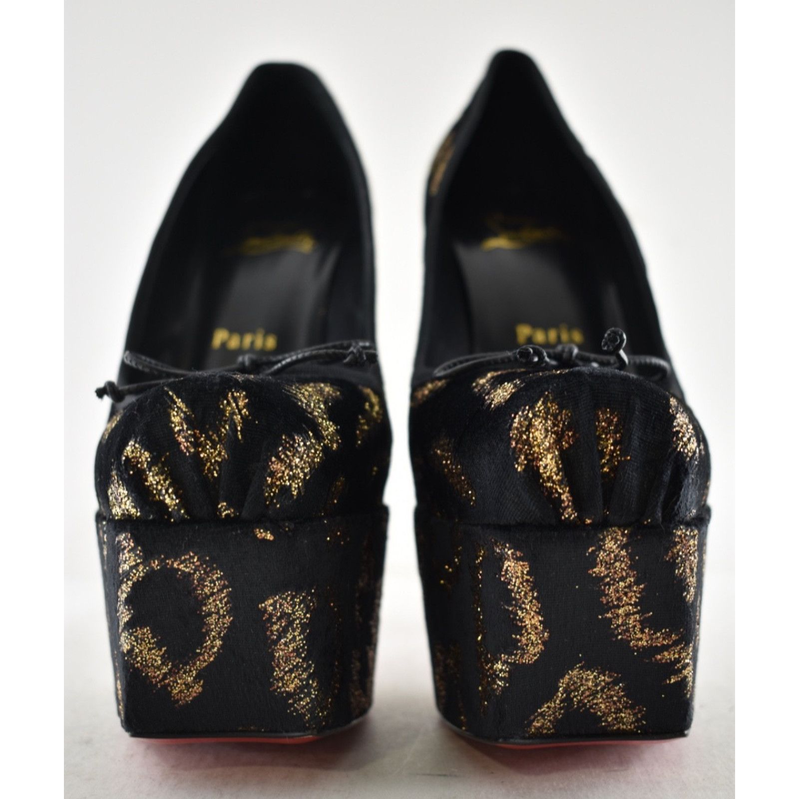 Christian Louboutin Christian Louboutin Cassia Nodo Alta Black Platform Pump 36 Size US 5 / IT 35 - 10 Thumbnail
