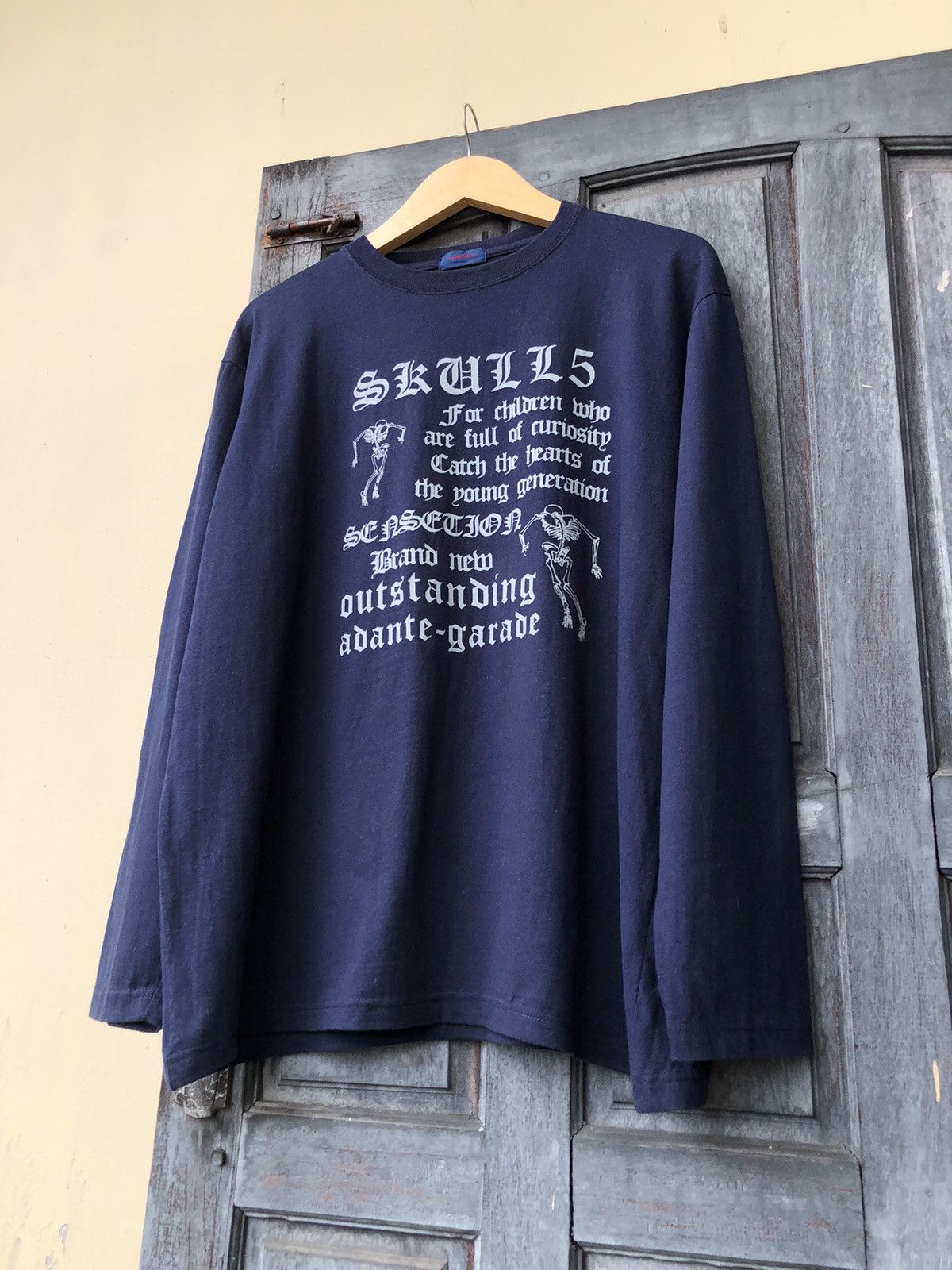 Japanese Brand Vincere Japanese Skull Poem Adante-Garade AKA Avant Garde Size US L / EU 52-54 / 3 - 7 Thumbnail