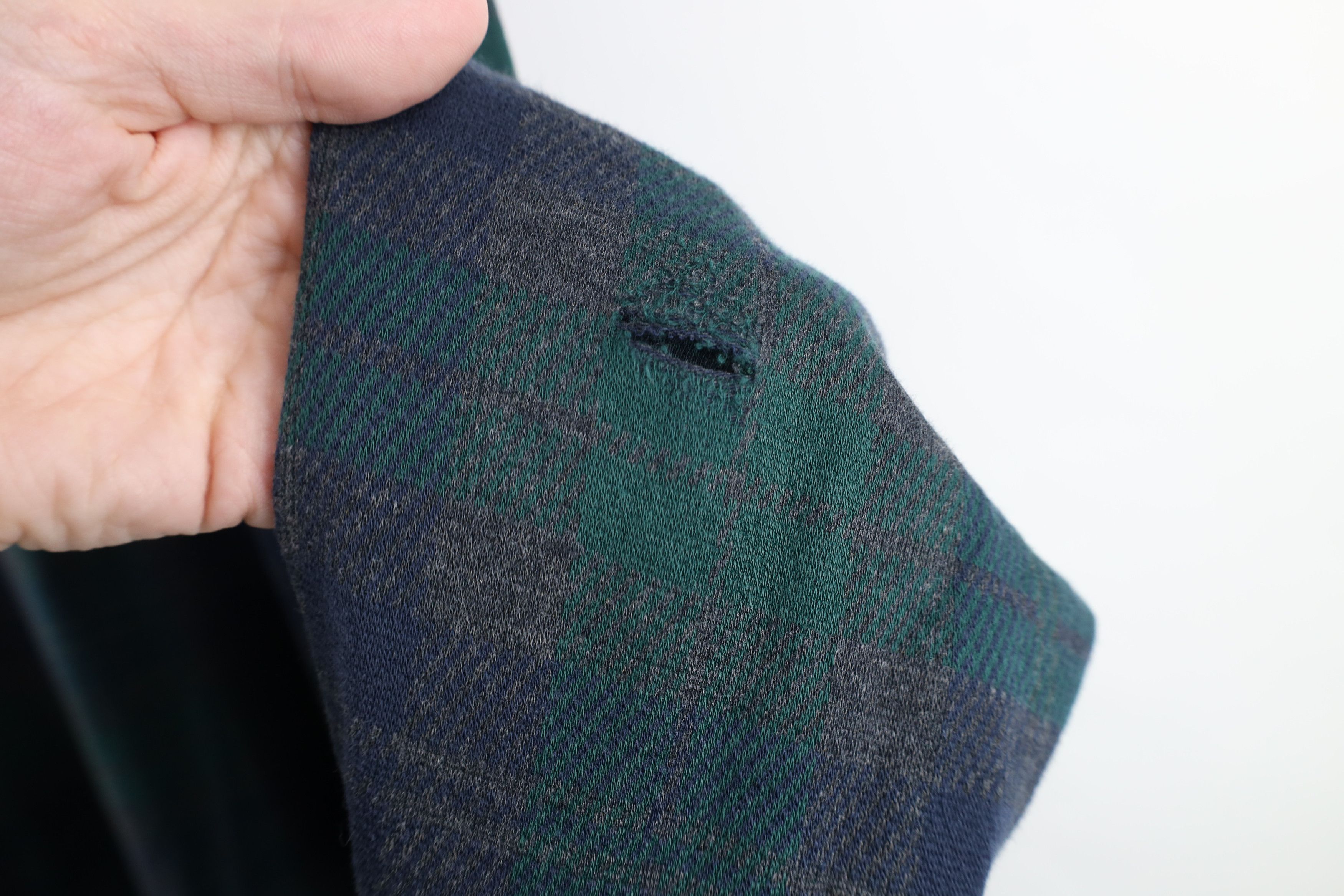 Lands' End Vintage Lands End Long Sleeve Rugby Polo Shirt Plaid Cotton Size US XXL / EU 58 / 5 - 9 Thumbnail