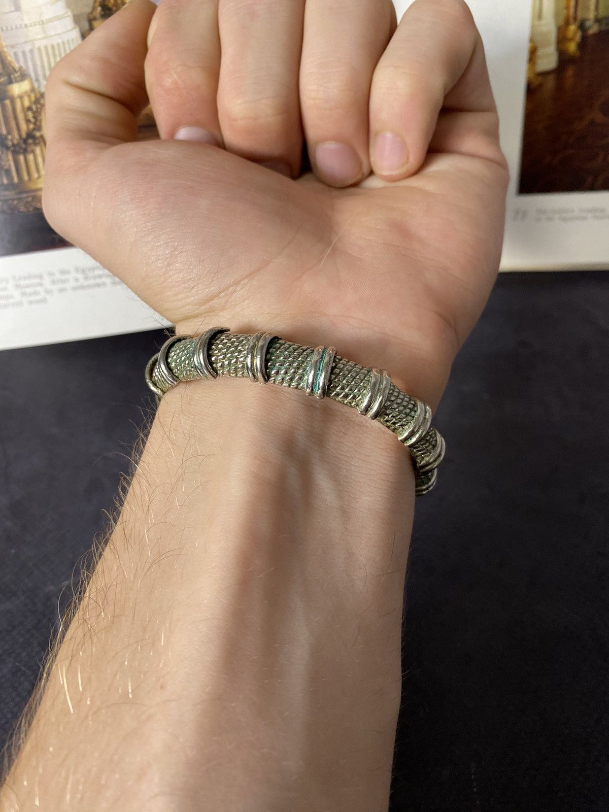Jewelry Vintage Snake Coil Watch Bracelet Rare Size ONE SIZE - 2 Thumbnail