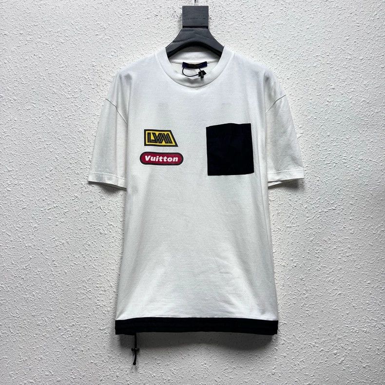 Louis Vuitton Louis Vuitton 23 FW Graffiti Alphabet Pocket Short Sleeve Size US S / EU 44-46 / 1 - 1 Thumbnail