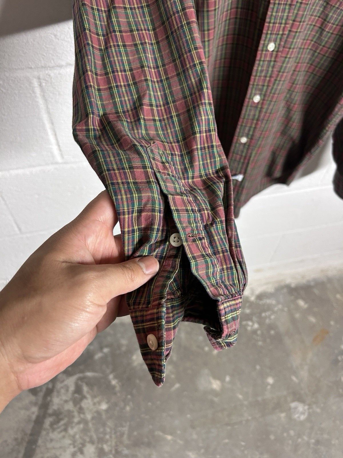 Lauren Ralph Lauren Vintage 90’s Ralph Lauren Plaid Button Up Shirt Preppy Size US L / EU 52-54 / 3 - 3 Thumbnail