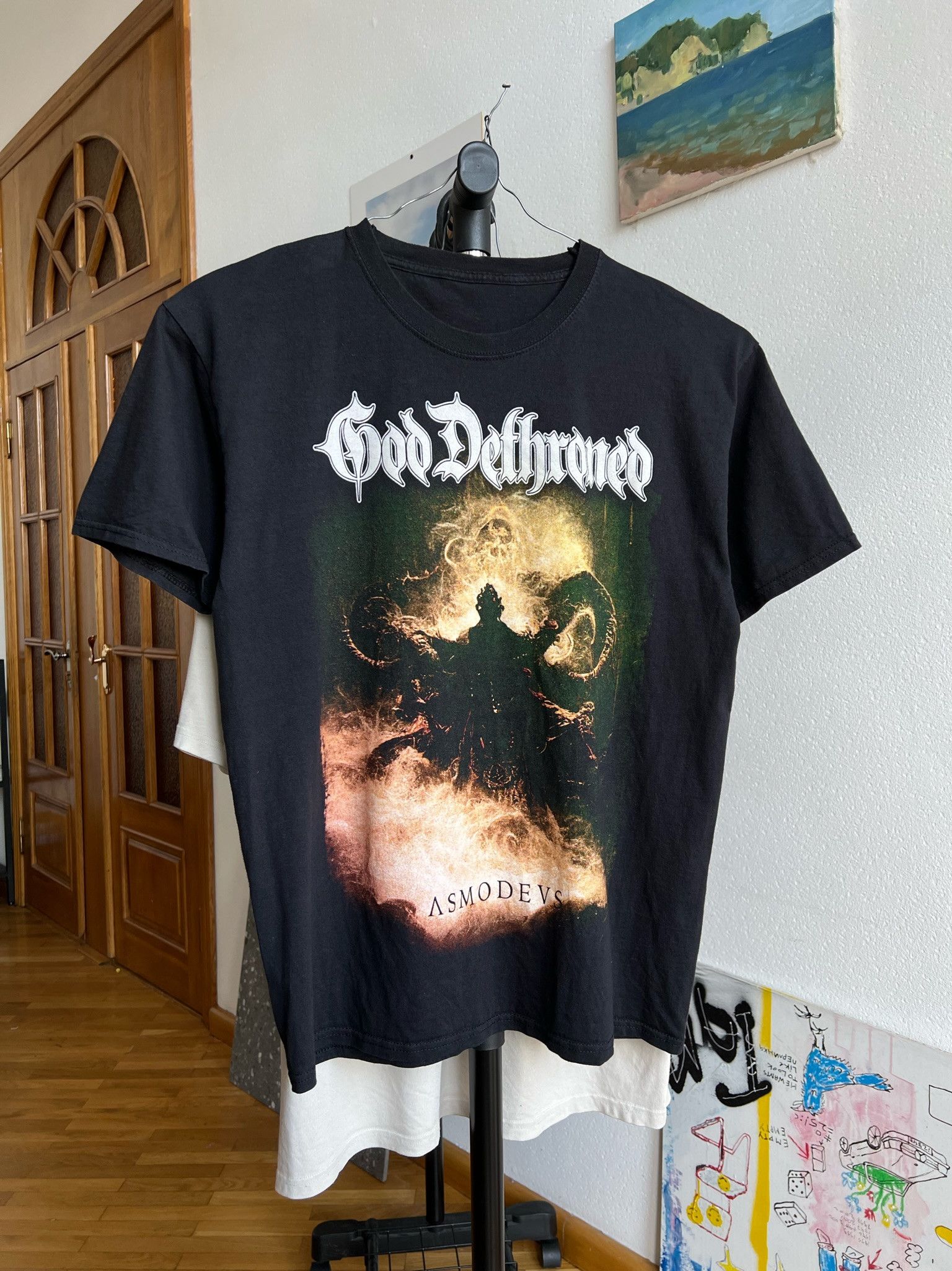 Band Tees × Vintage Vintage God Dethroned Asmodevs Tee Size US L / EU 52-54 / 3 - 3 Thumbnail