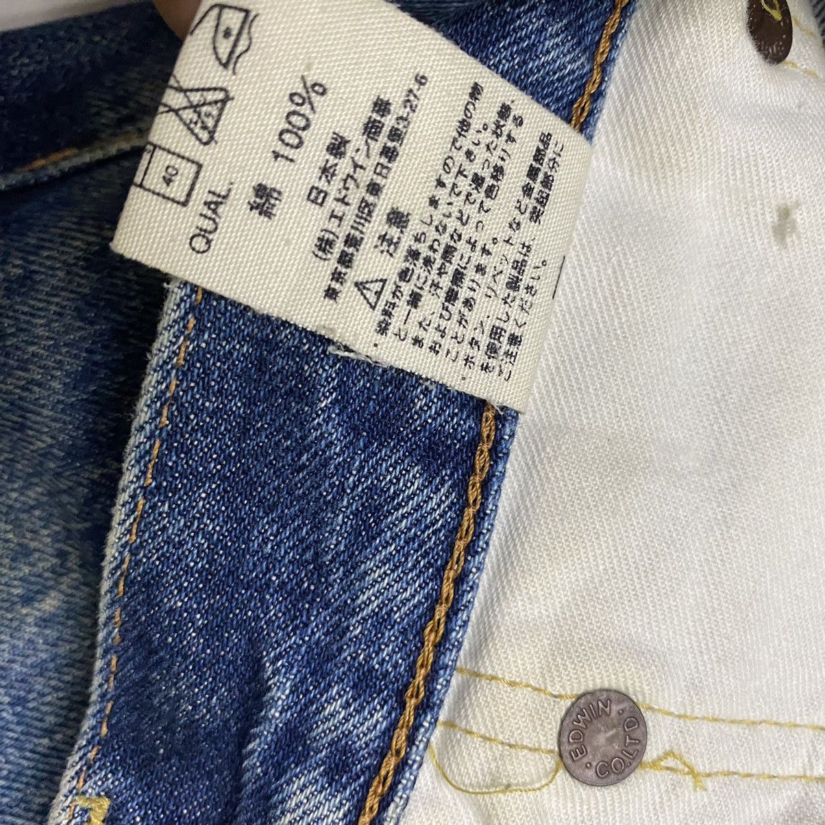 Edwin × Japanese Brand Edwin selvedge baggy distressed denim Size US 32 / EU 48 - 20 Thumbnail