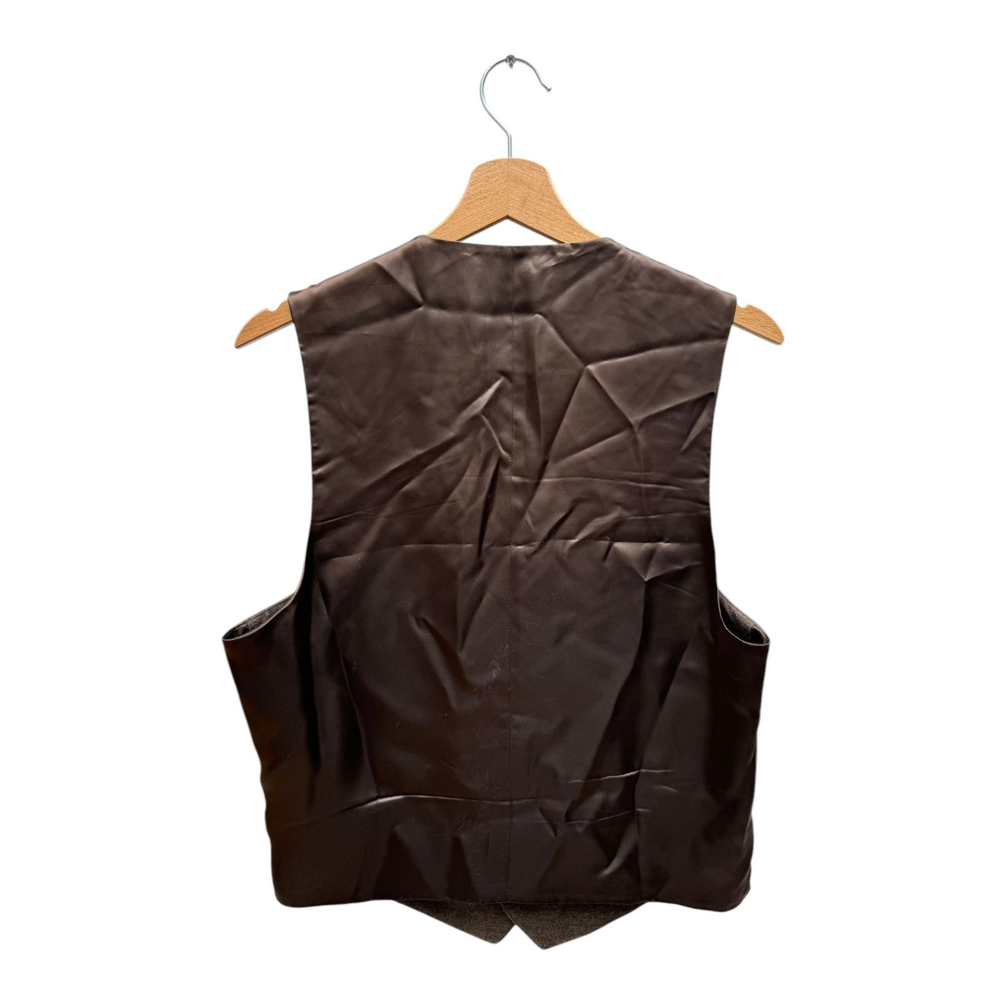 Maison Margiela Brown Wool Vest Size US M / EU 48-50 / 2 - 3 Thumbnail