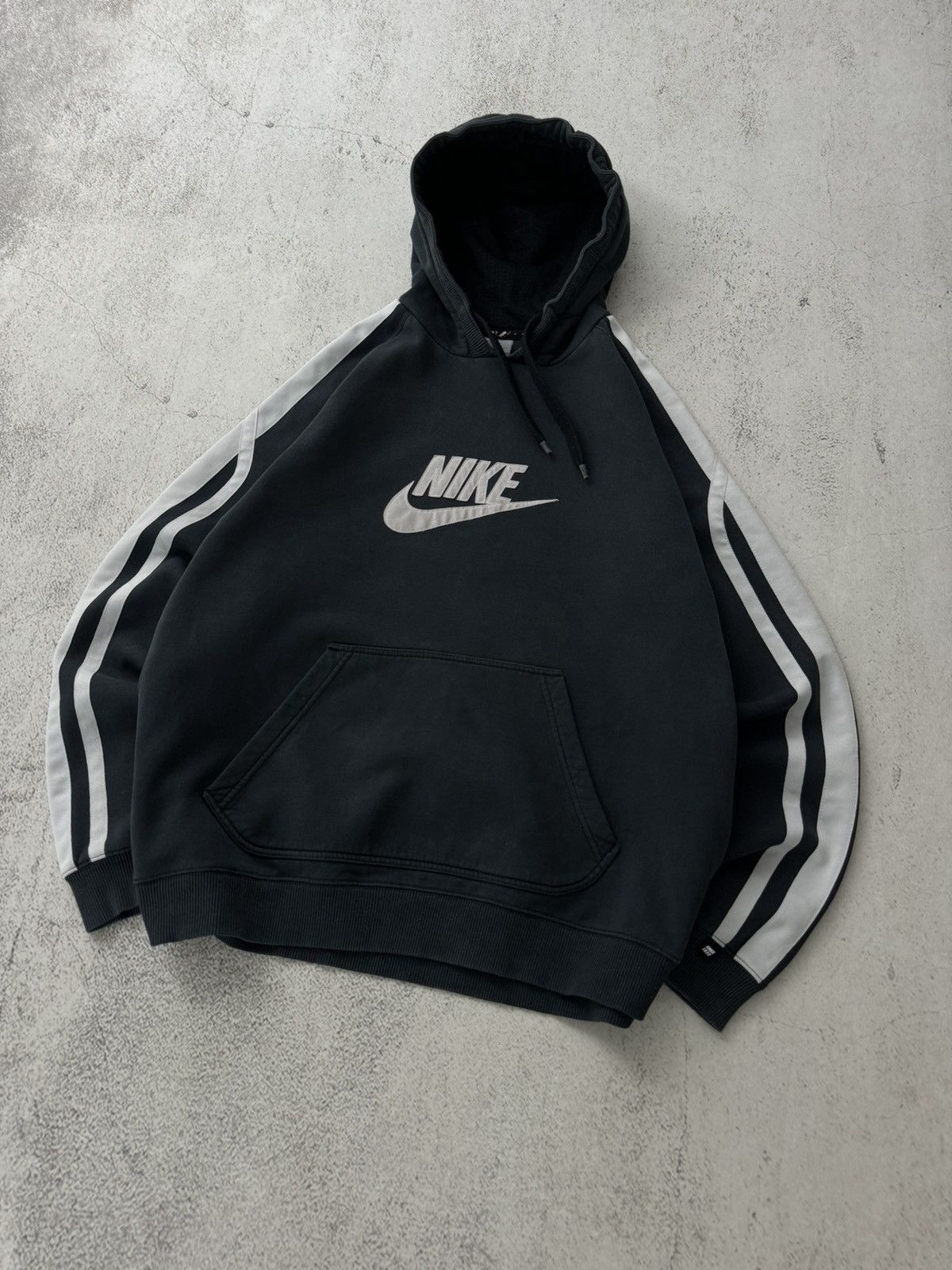 Nike × Vintage Nike Vintage Big Logo Swoosh Hoodie Size US XL / EU 56 / 4 - 5 Thumbnail
