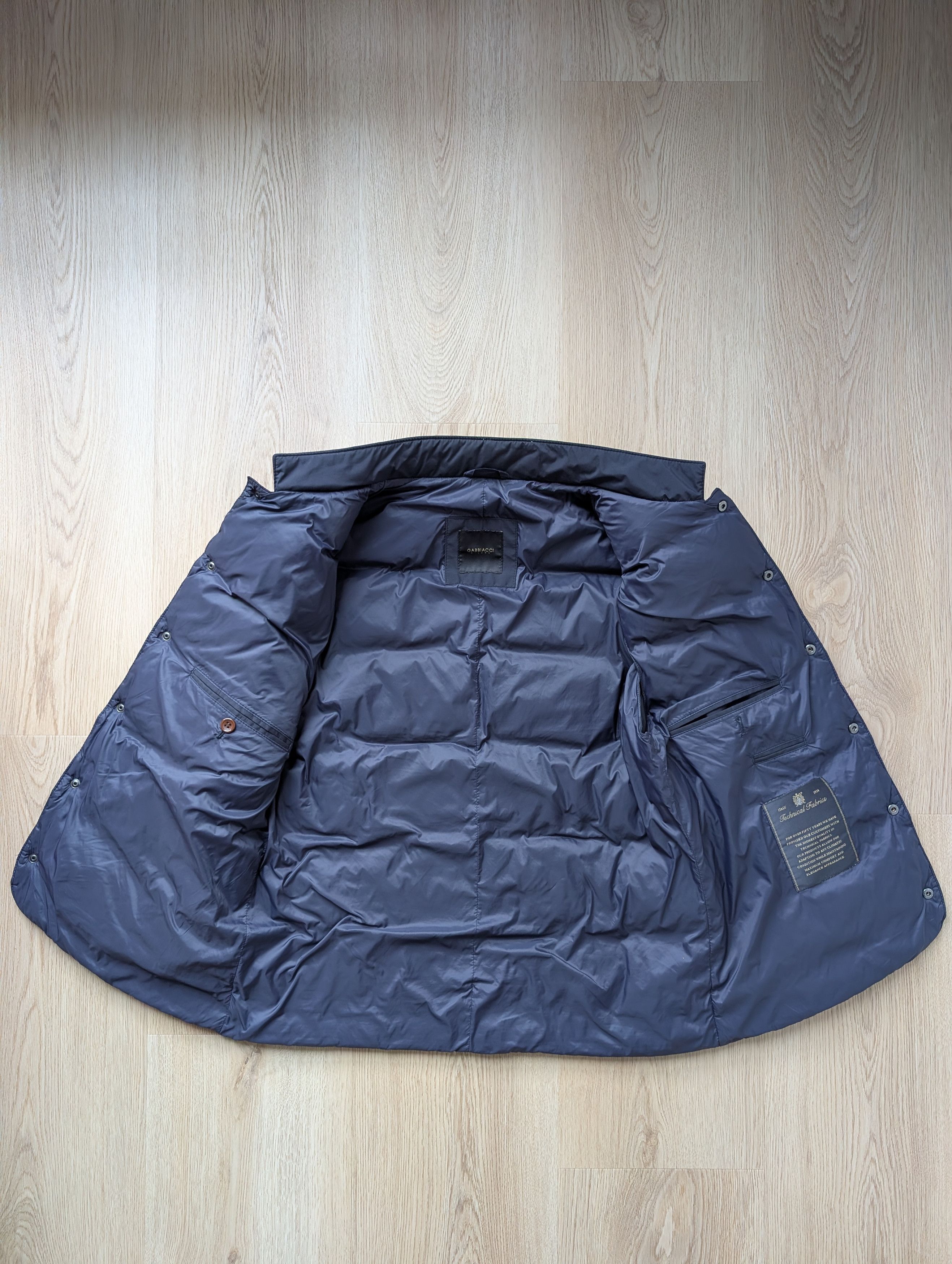 Gabicci Gabbiacci Milano Mens Gilet Vest Navy Old Money Luxury Italy Size US L / EU 52-54 / 3 - 4 Thumbnail