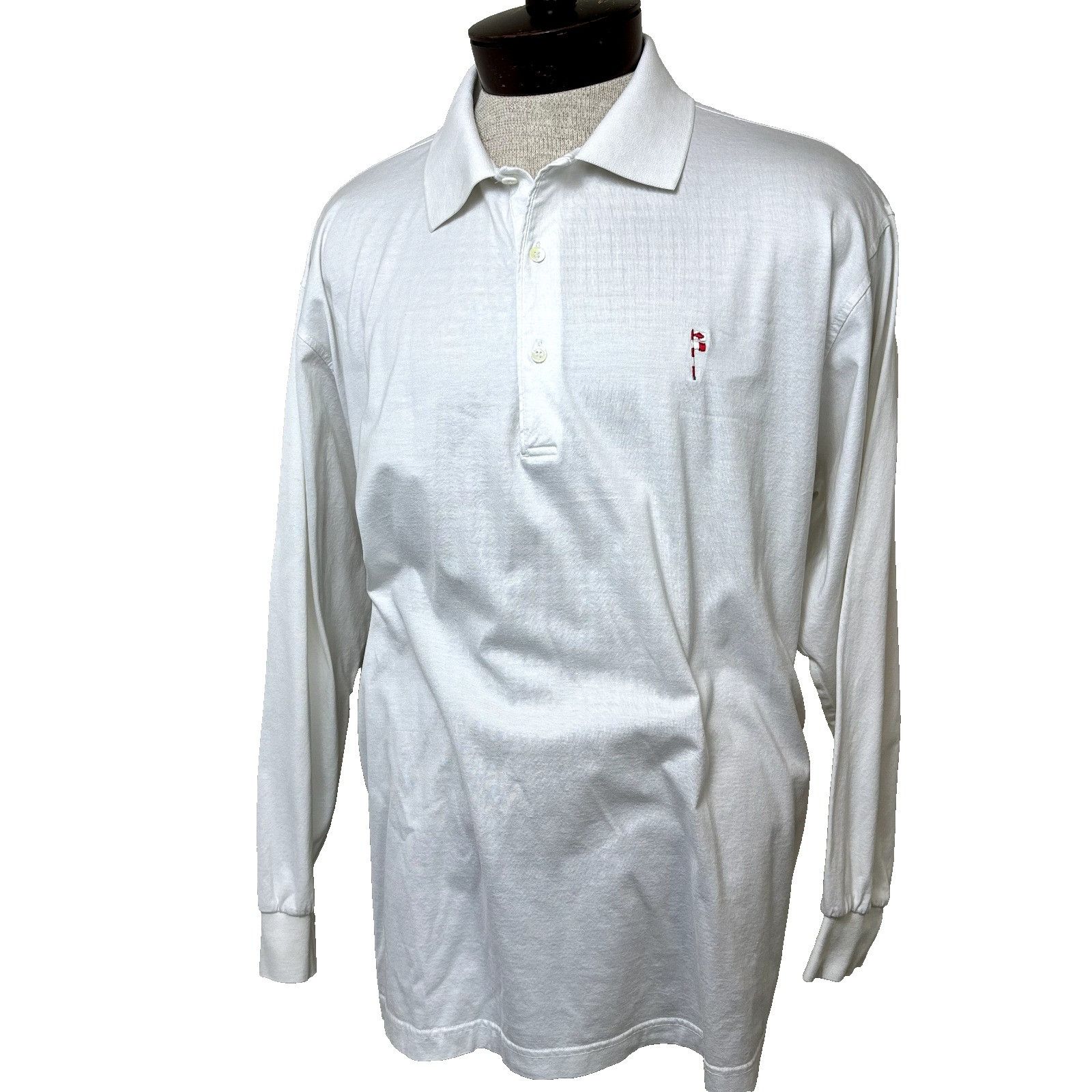 Other Fairway & Greene Polo Golf Shirt Men's XL White Cotton Long Size US XL / EU 56 / 4 - 1 Thumbnail