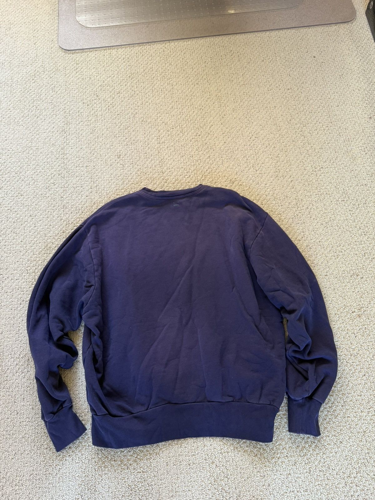 Acne Studios Acne Studios Purple Long Sleeve Logo Sweater Size US M / EU 48-50 / 2 - 6 Thumbnail