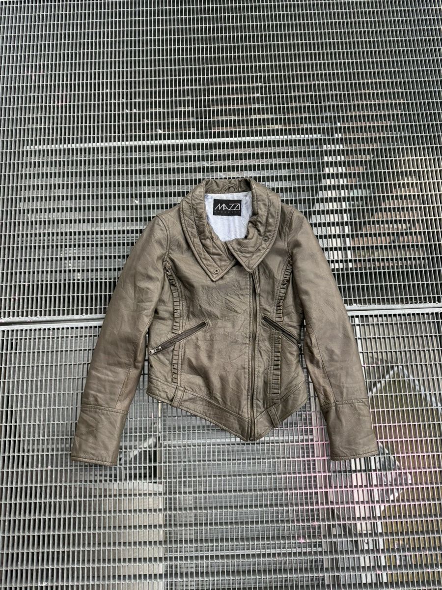 Leather Avamt-garde Leather Distracted Jacket Size M / US 6-8 / IT 42-44 - 1 Thumbnail