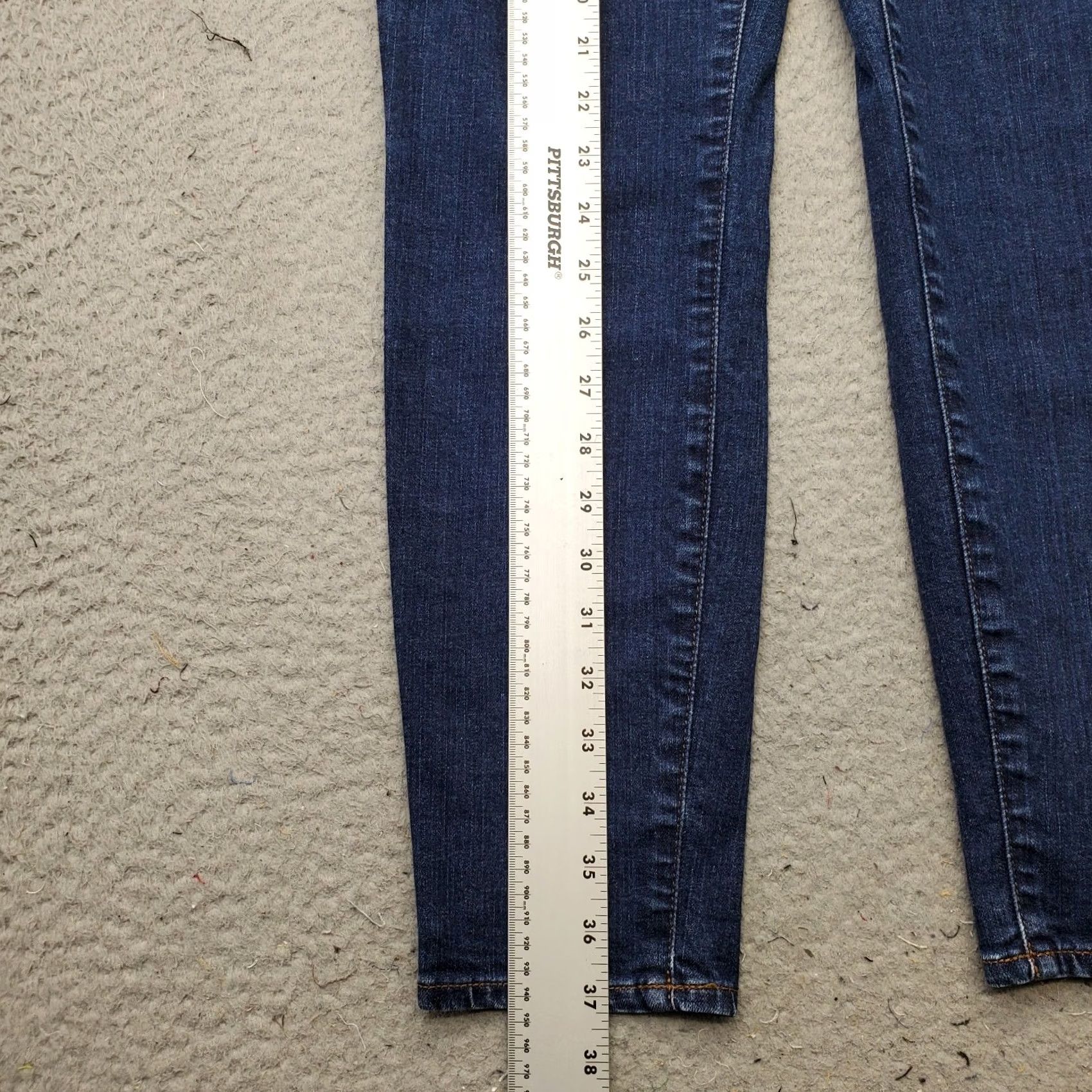 J.Crew J.CREW Jeans Womens 29 Blue Toothpick Skinny Denim Stretch High-Rise Pants Size 29 Size 29" - 3 Thumbnail
