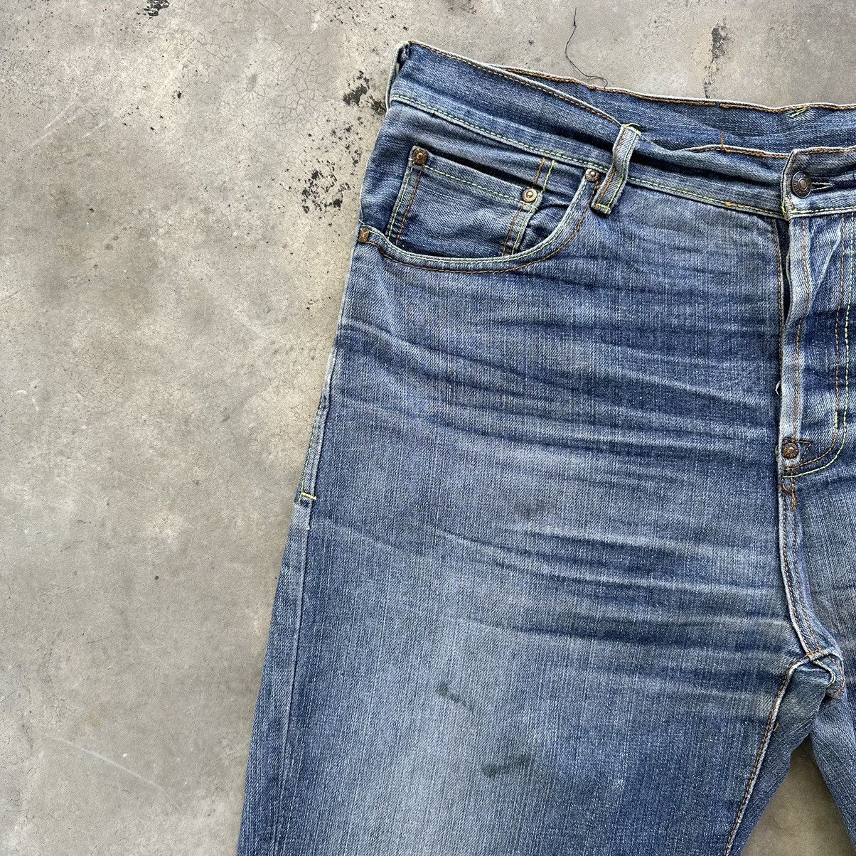 Evisu Vintage Japanese EVISU Faded Denim Indigo Pant Jean W39 Size US 39 - 12 Thumbnail