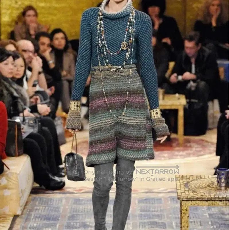 Chanel Chanel Colorful Cotton Dress in Size M . Size M / US 6-8 / IT 42-44 - 8 Thumbnail