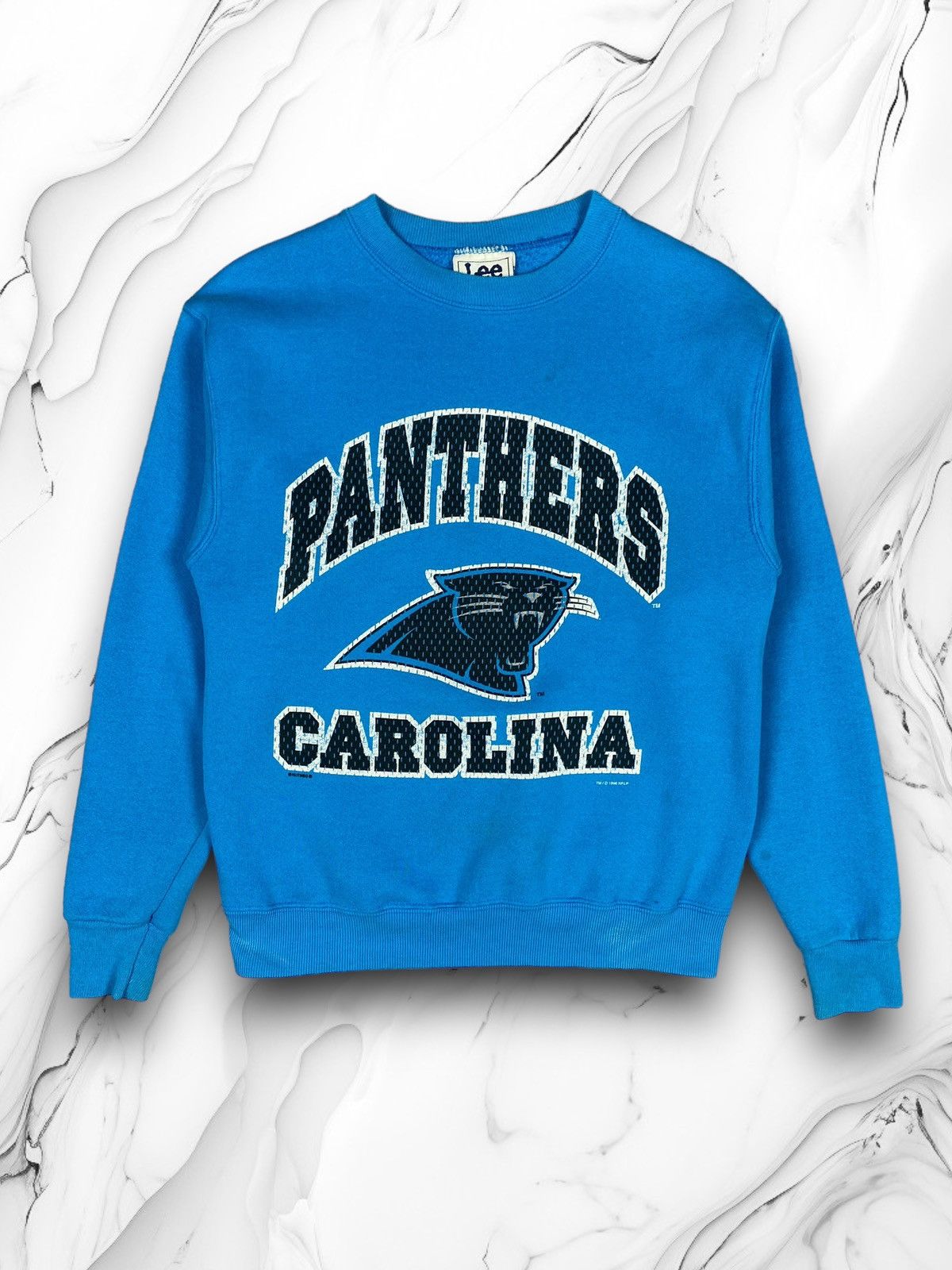 Vintage Vintage Panthers California 1996 NFL Sweatshirt Size US L / EU 52-54 / 3 - 1 Thumbnail