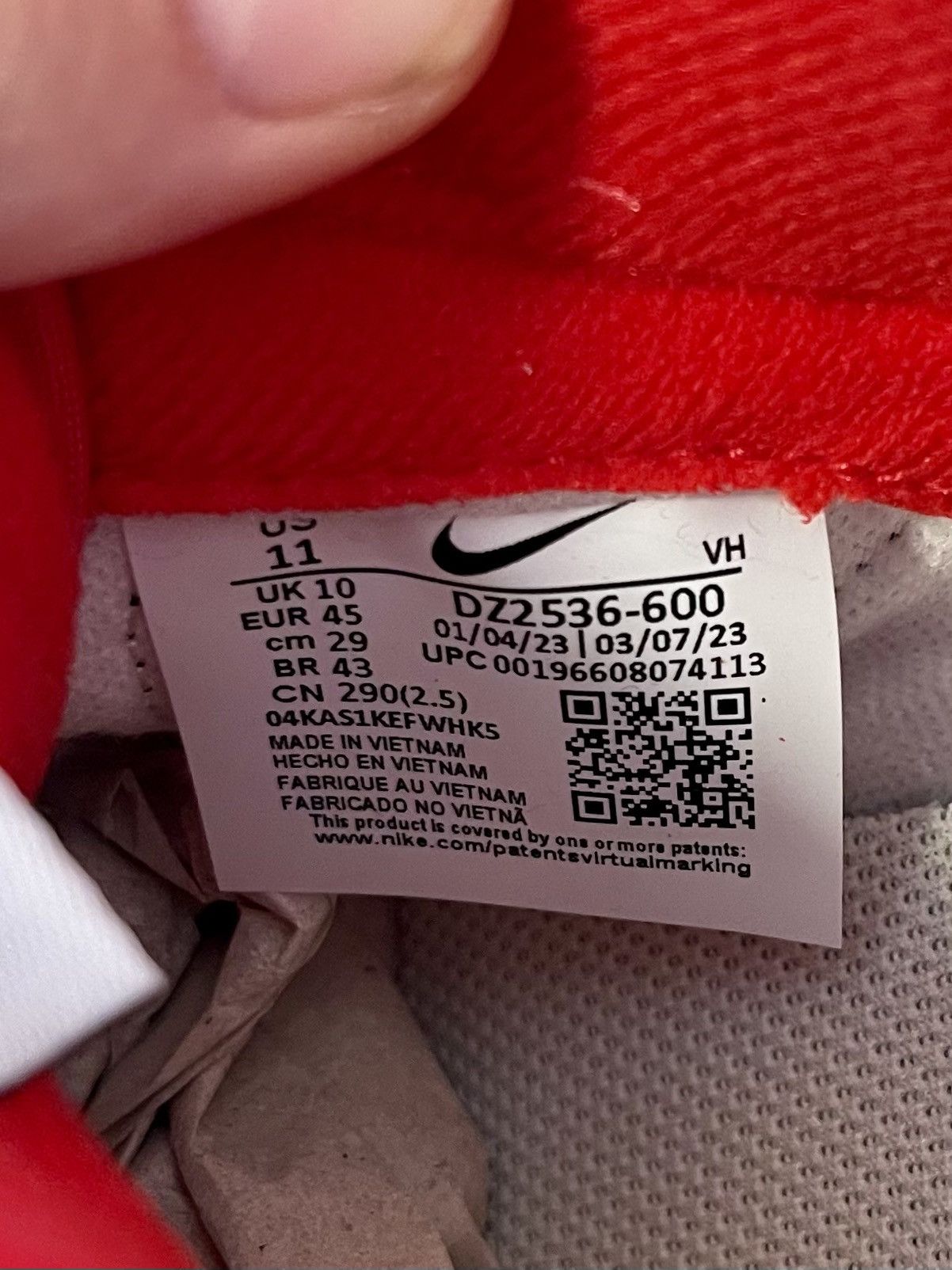 Nike NIKE DUNK LOW CHICAGO SPLIT Size US 11 / EU 44 - 8 Thumbnail