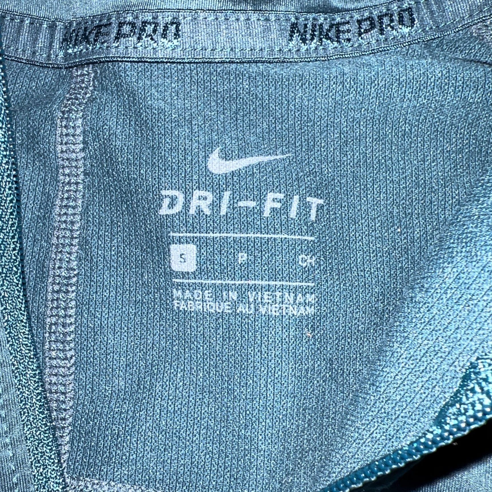 Nike Nike Teal Half Zip Pullover Womens S Regular Zip Pullover Activewear Blue 90s? Size S / US 4 / IT 40 - 3 Thumbnail