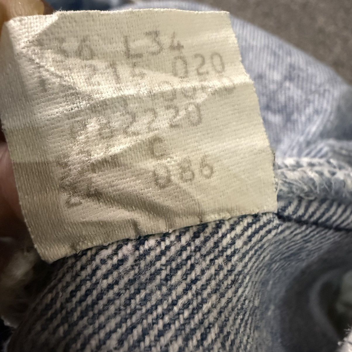 Levi's Vintage Clothing Vintage Levis 501 Aging Washed Faded Denim Made In USA W36 Size US 36 / EU 52 - 19 Thumbnail