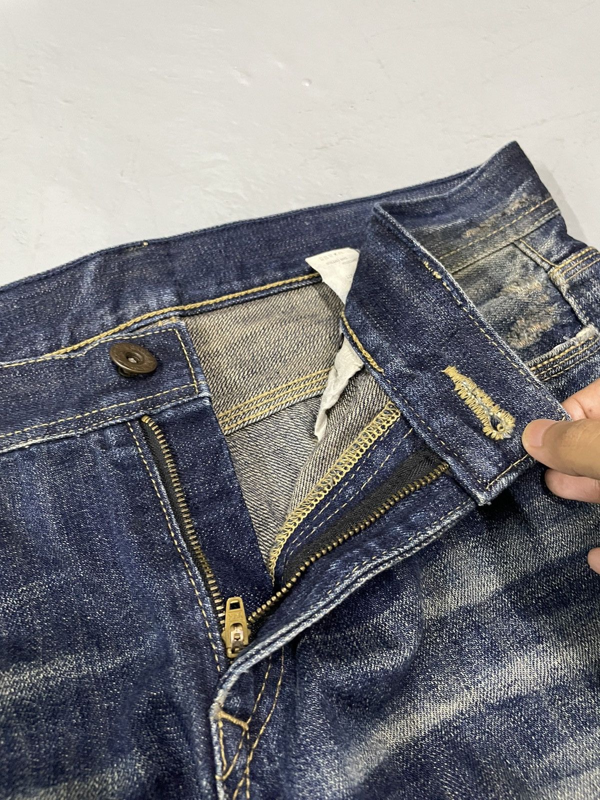 Seditionaries A.V.H Relaxed Fit Jeans Distressed Indigo Size US 36 / EU 52 - 5 Thumbnail