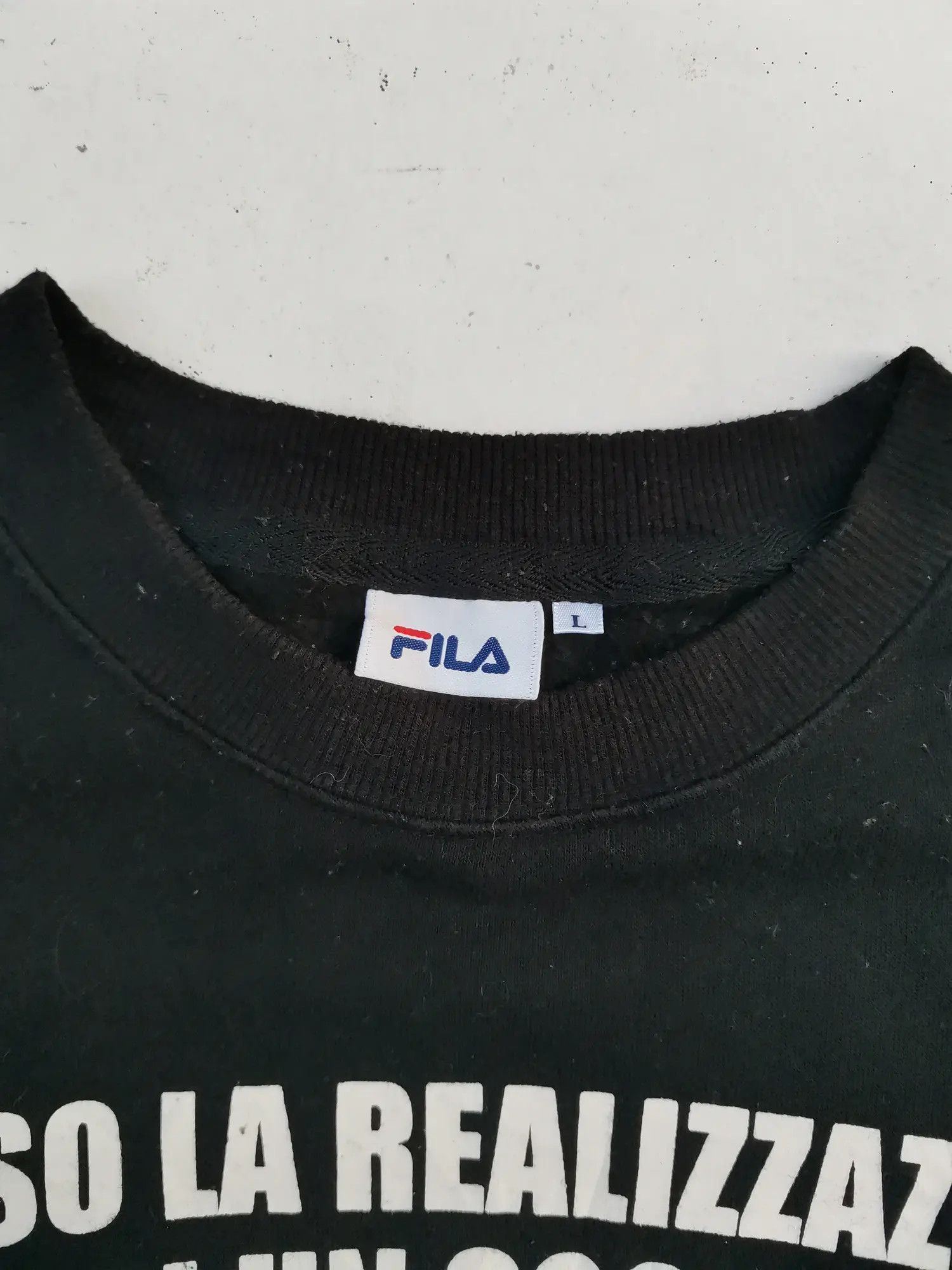 Fila Rare!!! Fila Fun Feel Life Big Logo Sweatshirt Size US L / EU 52-54 / 3 - 4 Thumbnail