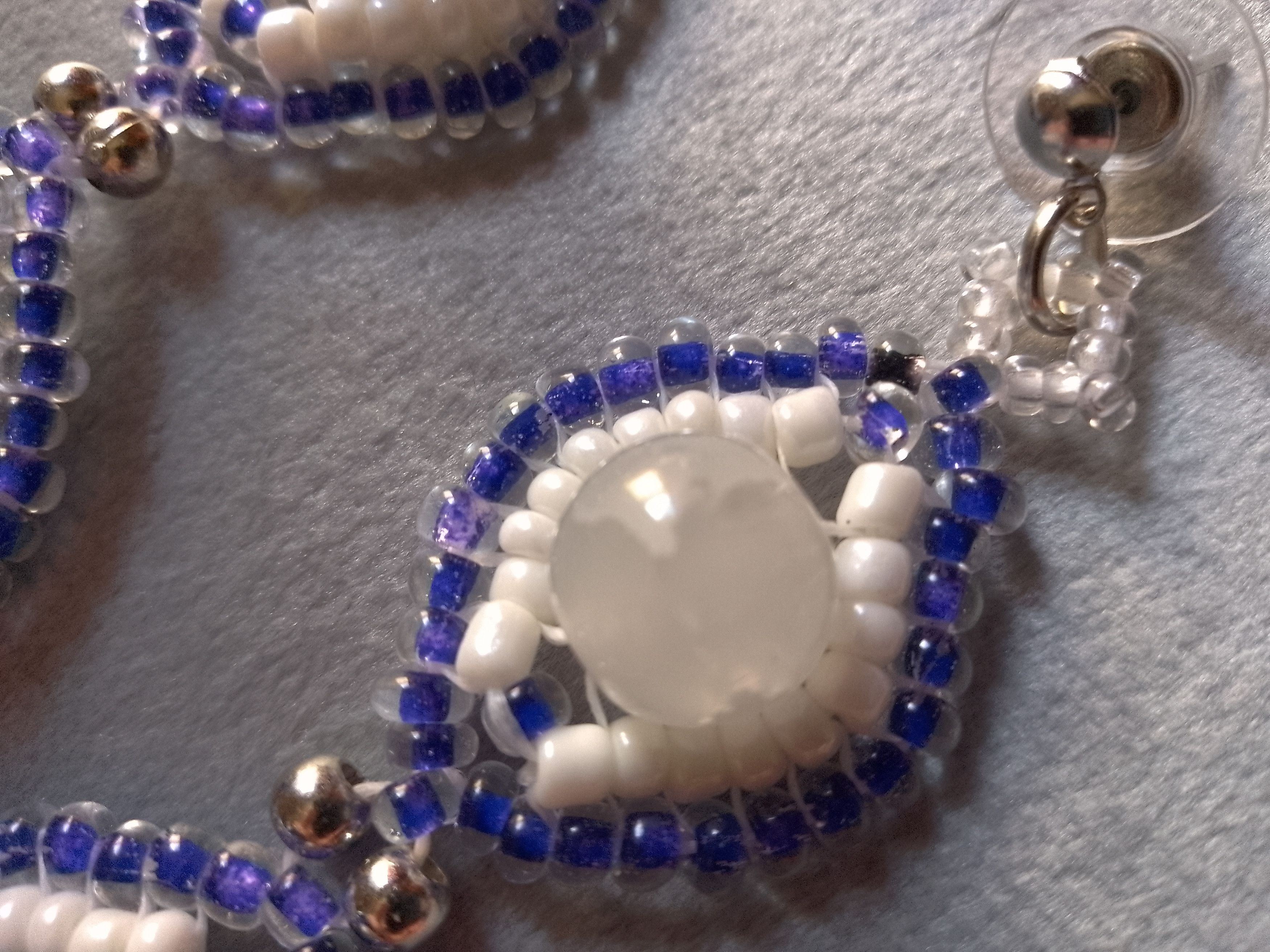 Other Boho Earrings Eye of Nazar and moonstones gems Size ONE SIZE - 5 Thumbnail