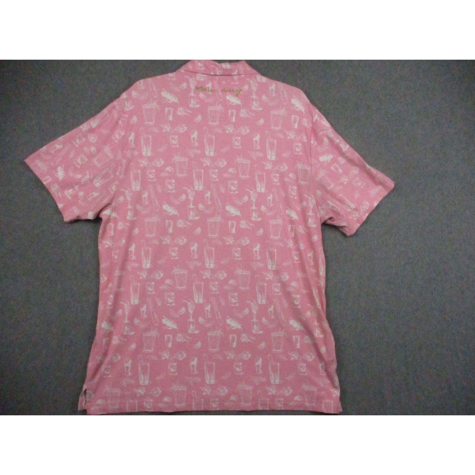 Vintage William Murray Polo Shirt Mens Large Pink Golf Drinks Shirt Polo Mens L Pink Golf Casual Logos Christmas Preppy Rugby Brand Eng Clothing Shirt Size US L / EU 52-54 / 3 - 4 Thumbnail