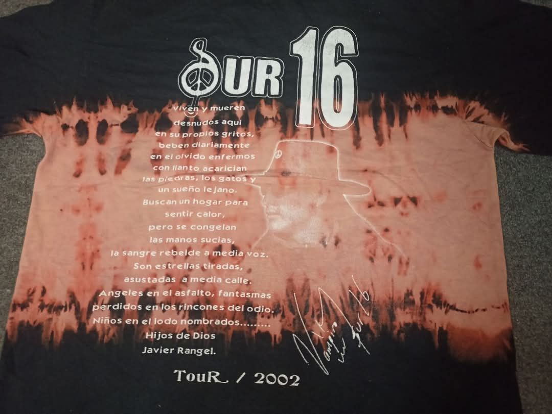 Band Tees Vintage Band Sur 16 Tour 02 Acid Wash Signature Embroidery Size US XL / EU 56 / 4 - 9 Thumbnail