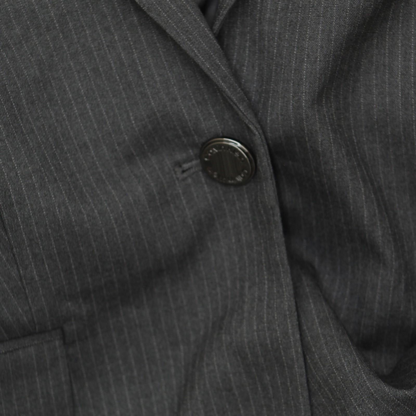 Calvin Klein Nwt Calvin Klein Blazer Suit Jacket Charcoal Gray / Cream 6 Size ONE SIZE - 5 Thumbnail