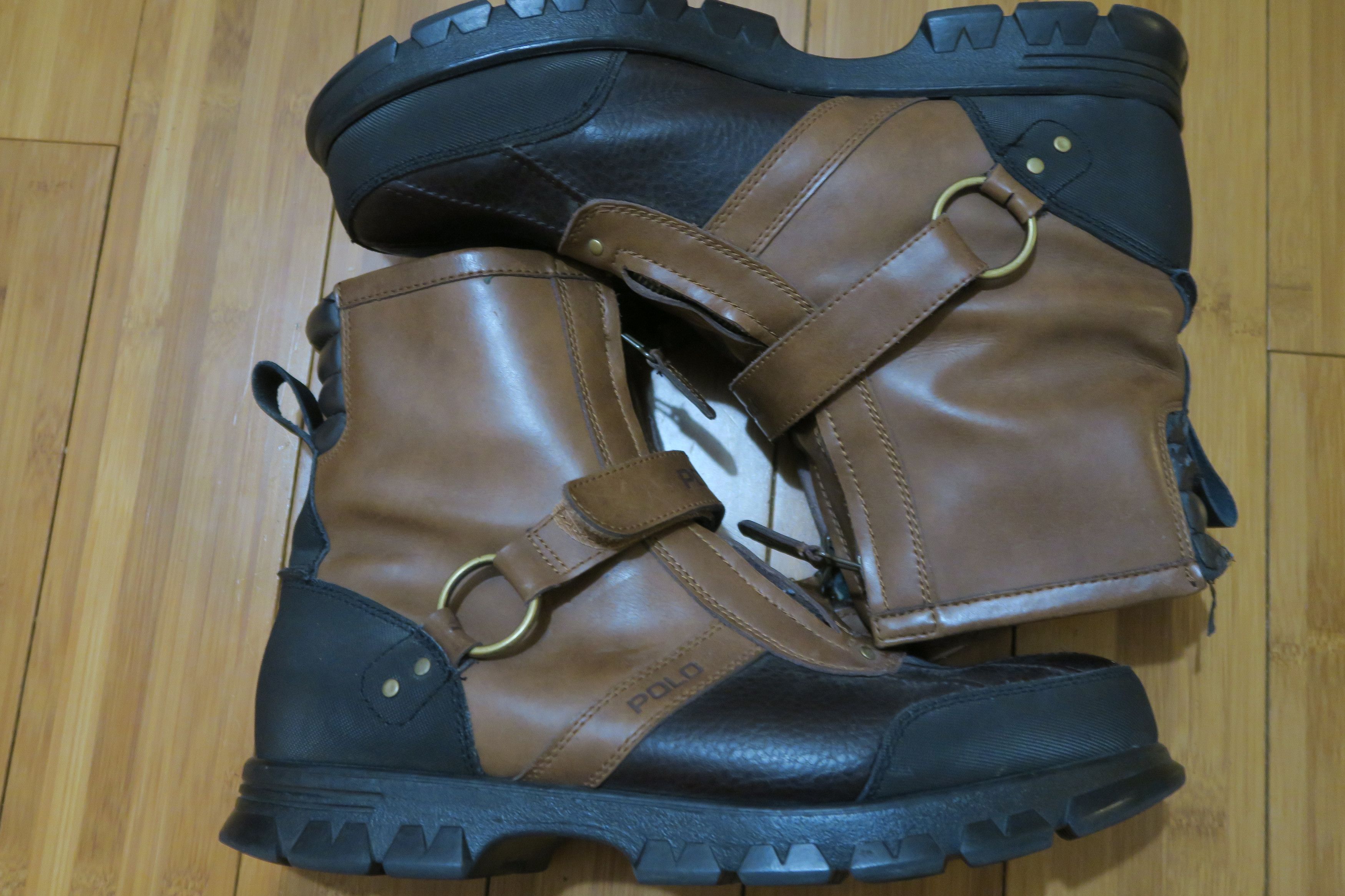 Polo Ralph Lauren VTG Polo Ralph Lauren Mens Conquest Hi II Boots Leather Size US 13 / EU 46 - 9 Thumbnail