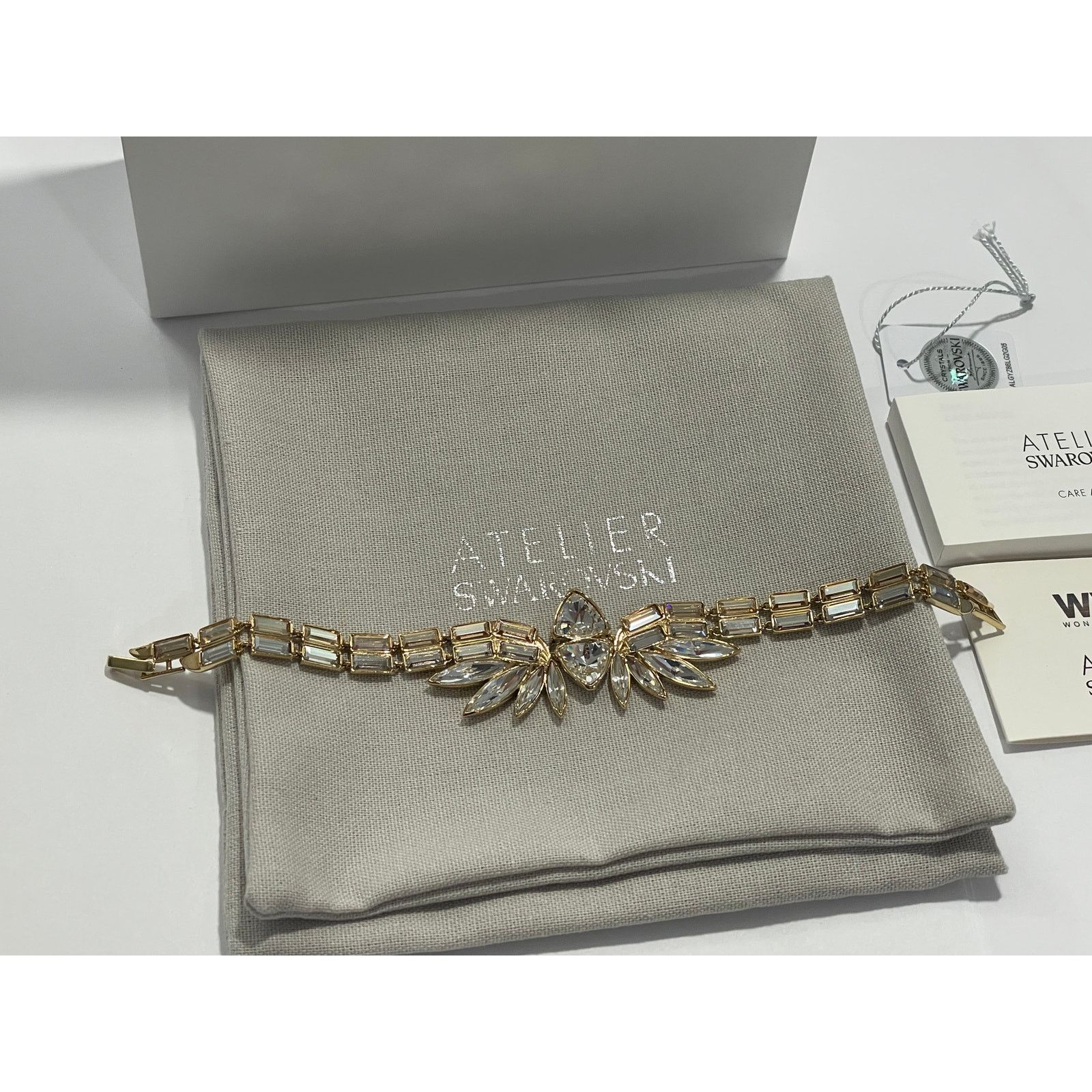 Swarovski Swarovski Wonder Woman bangle Gold tone Bracelet Size ONE SIZE - 7 Thumbnail