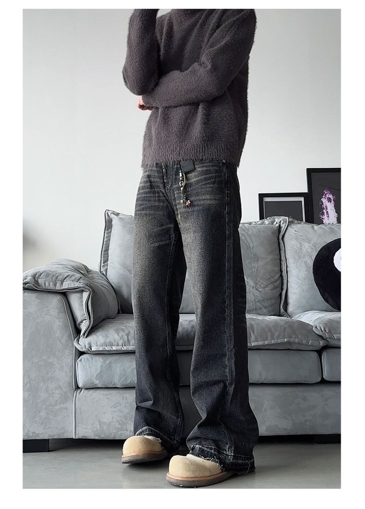 Jean × Vintage Washed faded loose baggy hiphop yuppie cargo jeans Size US 30 / EU 46 - 5 Thumbnail