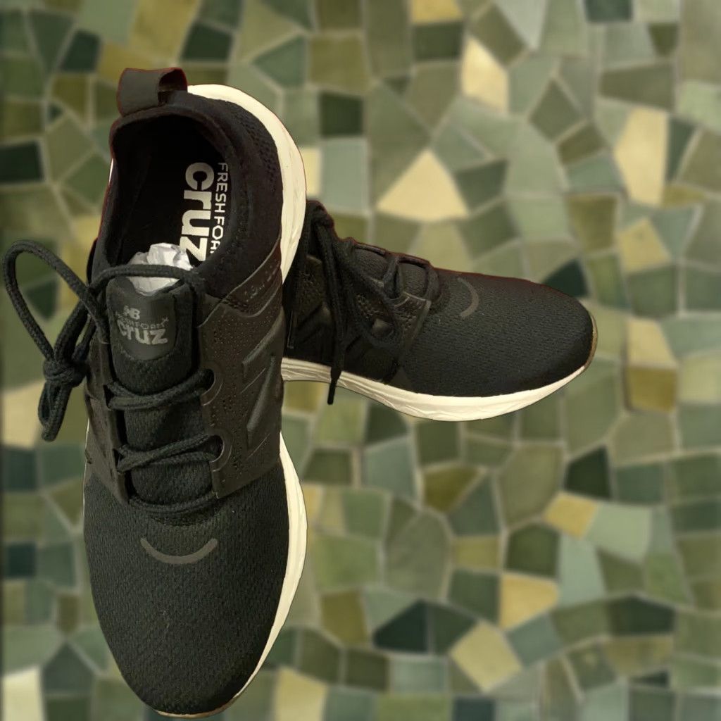 VINTAGE New Balance Fresh Foam Sneakers Womens Size 10.5 Black Athletic Running CrossFit Trainers