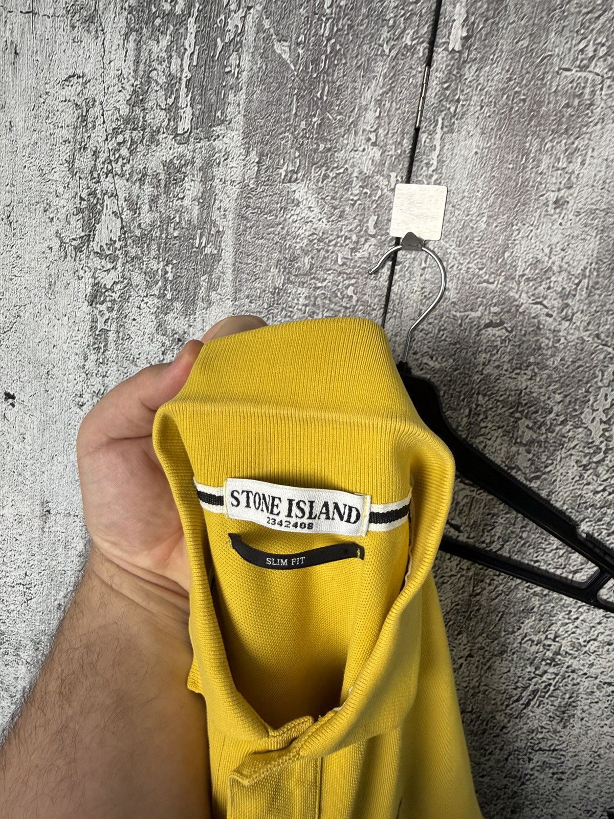 Stone Island Vintage Stone Island Patch Program Yellow Polo Shirt Size S Size US S / EU 44-46 / 1 - 21 Thumbnail
