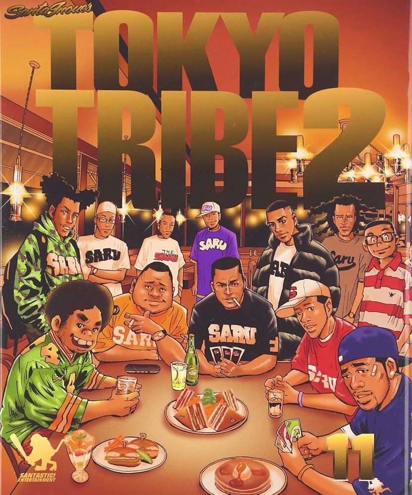 Anvil ‼️RARE‼️SARU TOKYO TRIBE 2 VINTAGE 90S SHIRT TEE🔥 Size US L / EU 52-54 / 3 - 16 Thumbnail