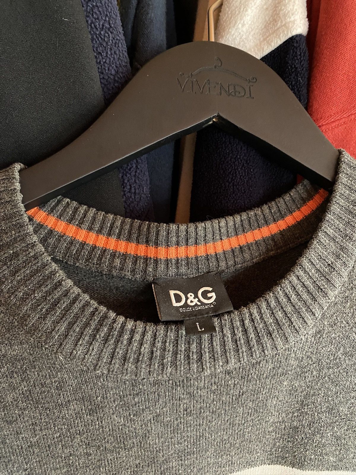 Dolce & Gabbana VINTAGE DOLCE & GABBANA STRIPED SWEATER Size US M / EU 48-50 / 2 - 3 Thumbnail