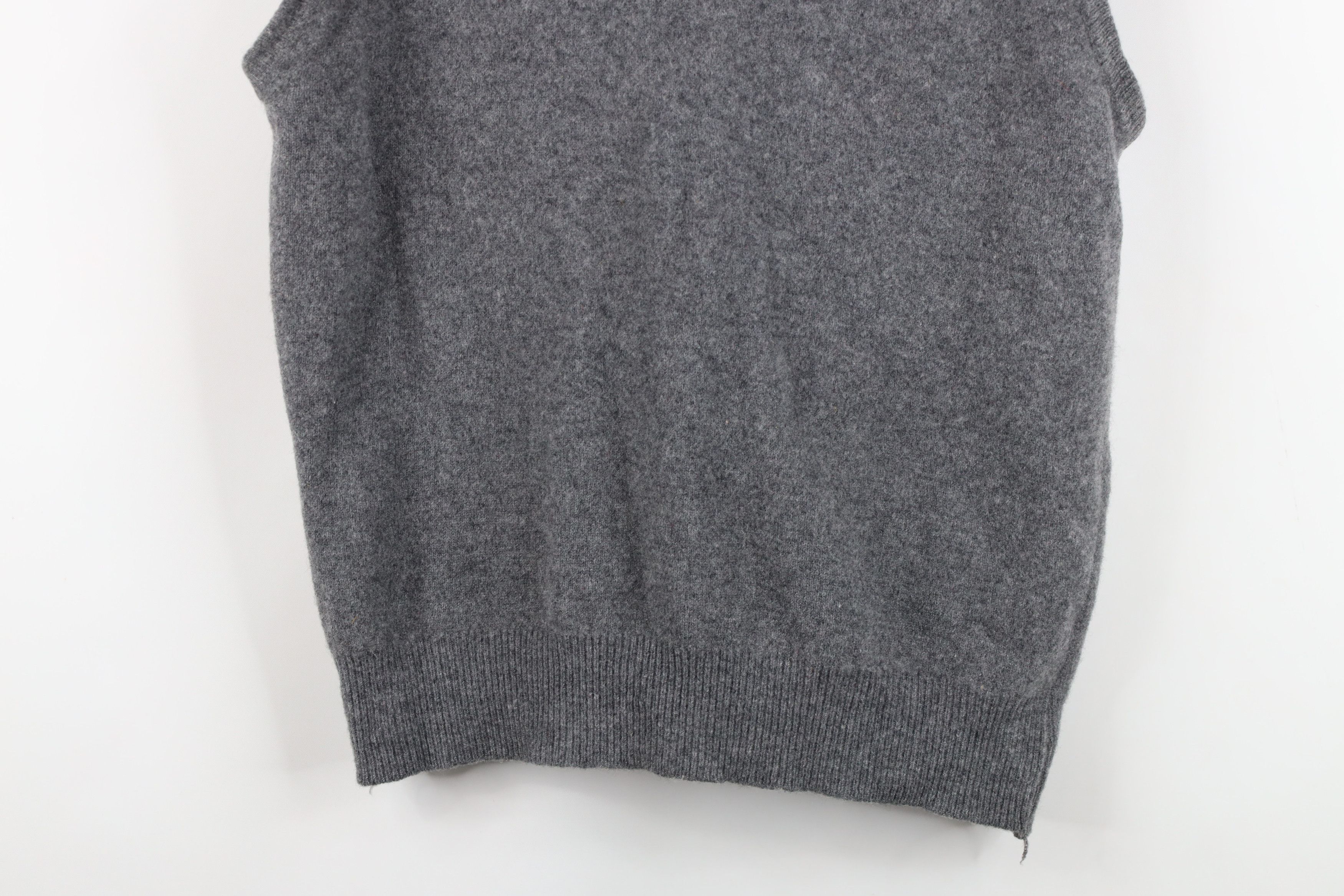 Vintage Vintage 70s Streetwear Lambs Wool Knit Sweater Vest Size XL / US 12-14 / IT 48-50 - 3 Thumbnail