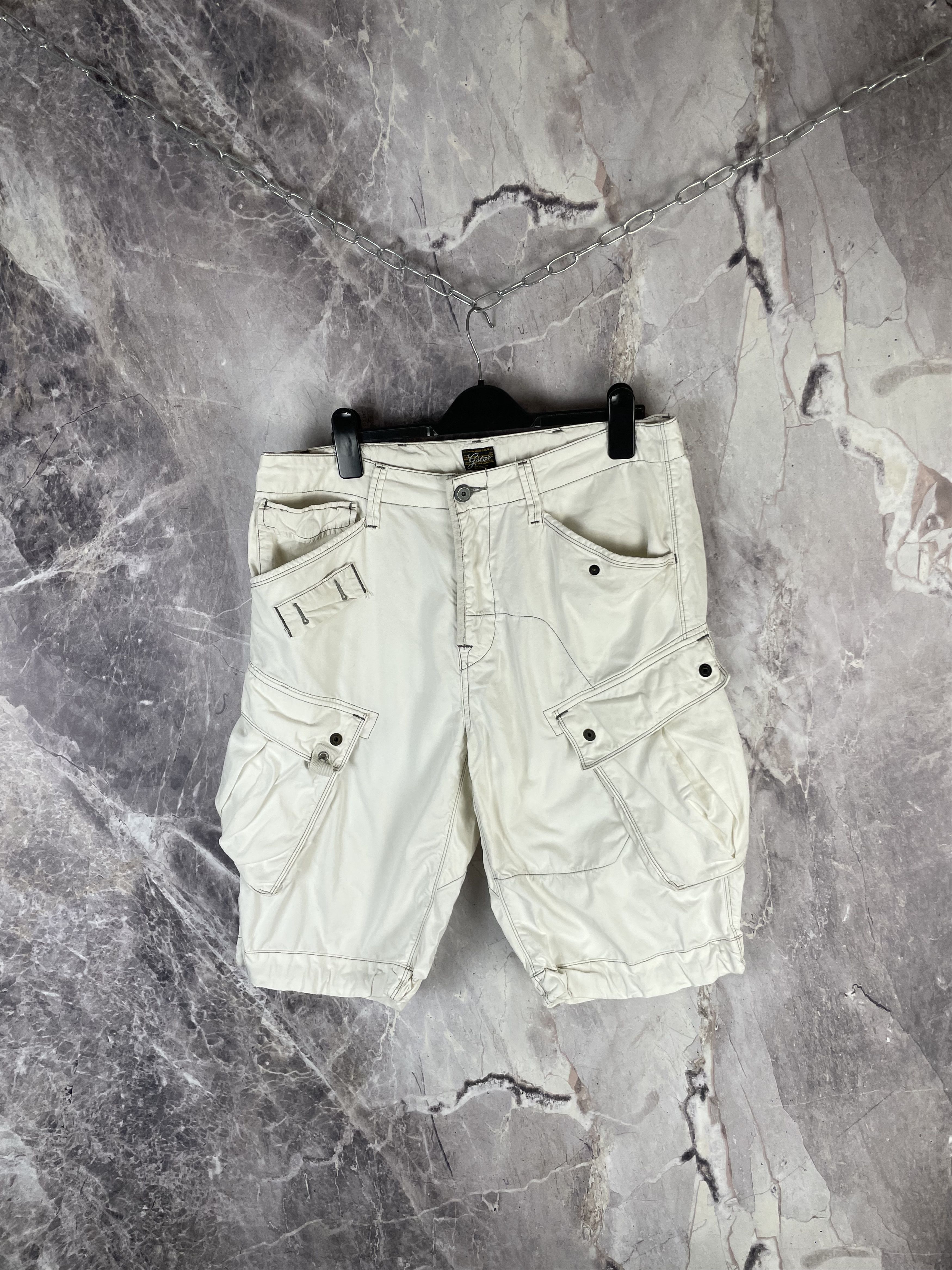 G-Star Vintage G-Star Cargo Shorts Size US 33 - 2 Thumbnail